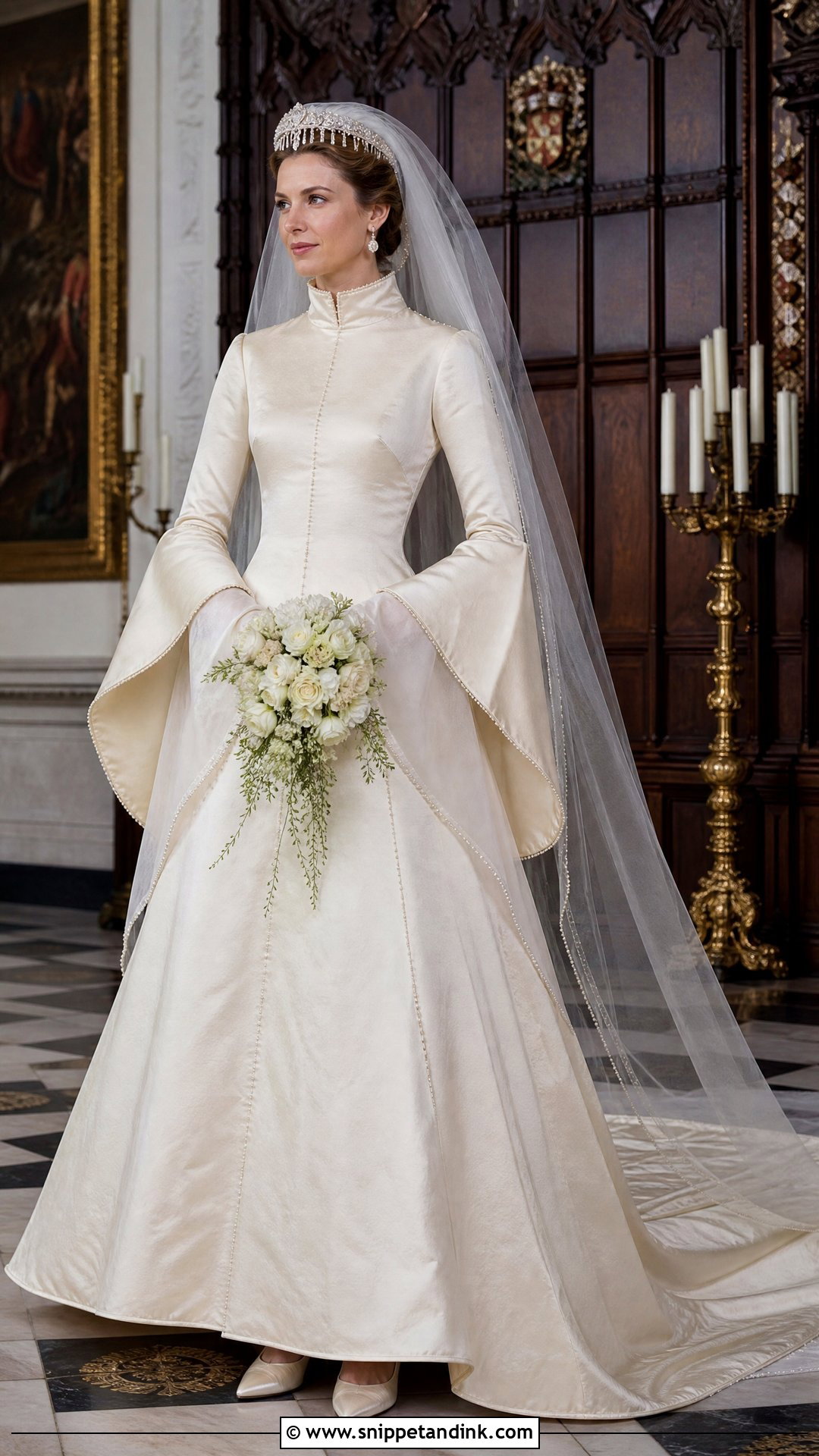 Classic Princess Anne Tudor Wedding Dress - Snippet and Ink - 20 Princess Anne Wedding Dress Ideas