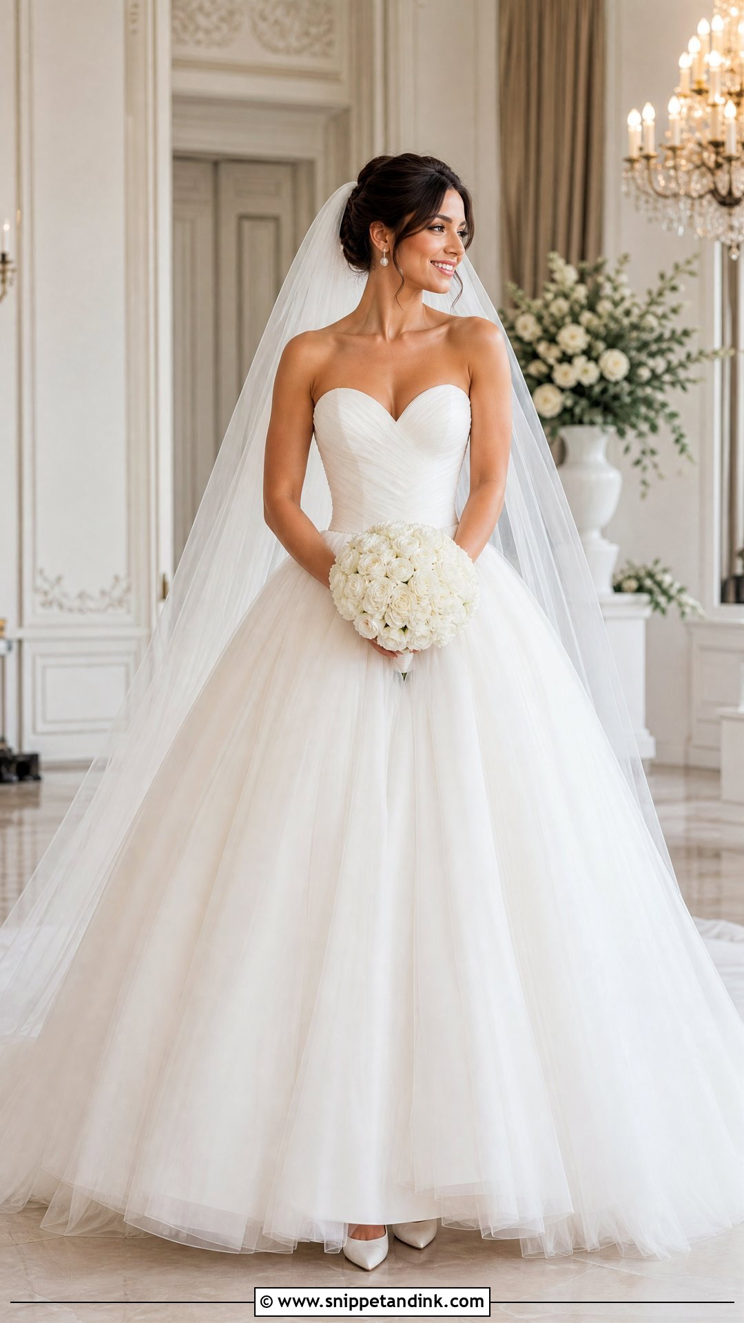 Classic Princess Bride Ball Gown - Snippet and Ink - 25 Princess Bride Dress Ideas