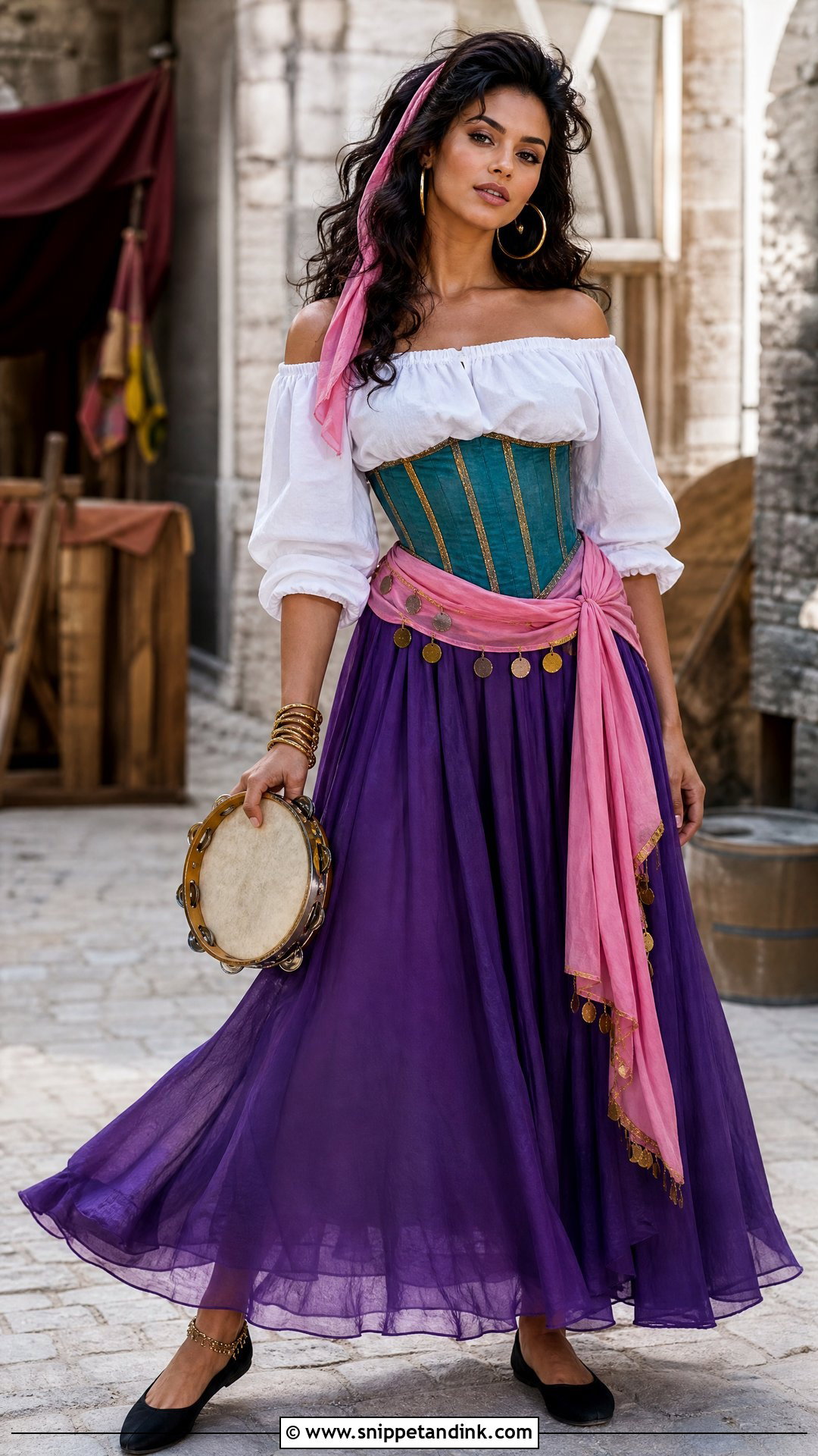 Classic Princess Esmeralda Costume - Snippet and Ink - 20 Princess Esmeralda Ideas
