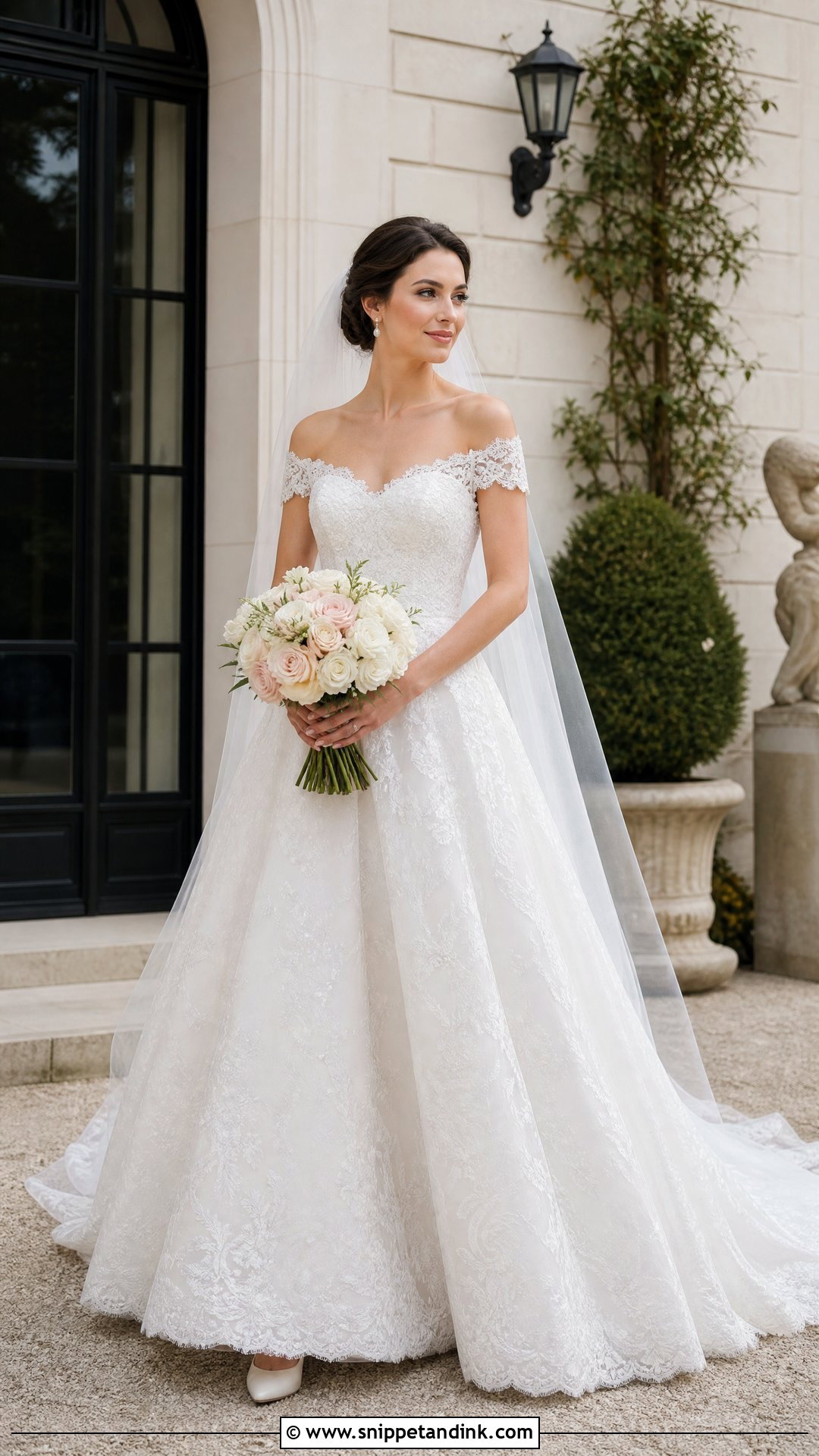 Classic Romantic Wedding Dress - Snippet and Ink - 20 Wedding Dress Theme Ideas