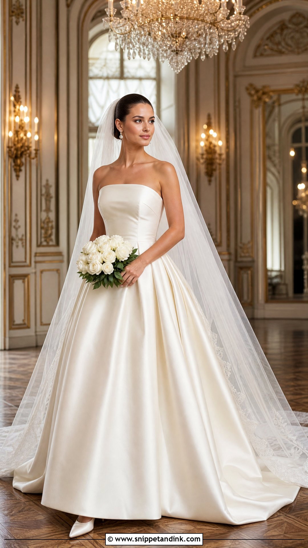 Classic Satin Princess Wedding Dress - Snippet and Ink - 20 Pretty Wedding Dresses Princesses