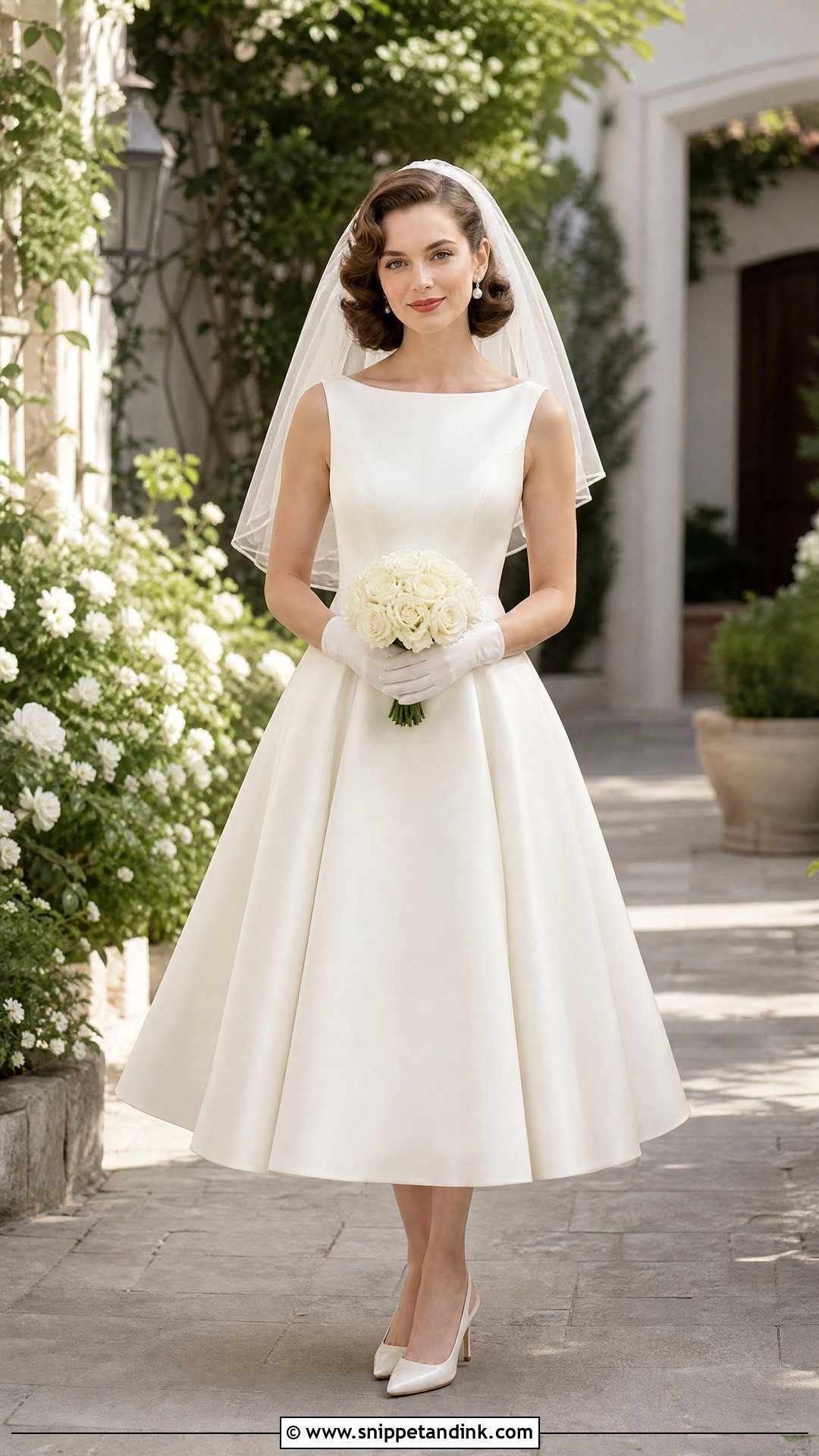 Classic Tea Length Wedding Dress - Snippet and Ink - 25 Classic Bride Dress Ideas