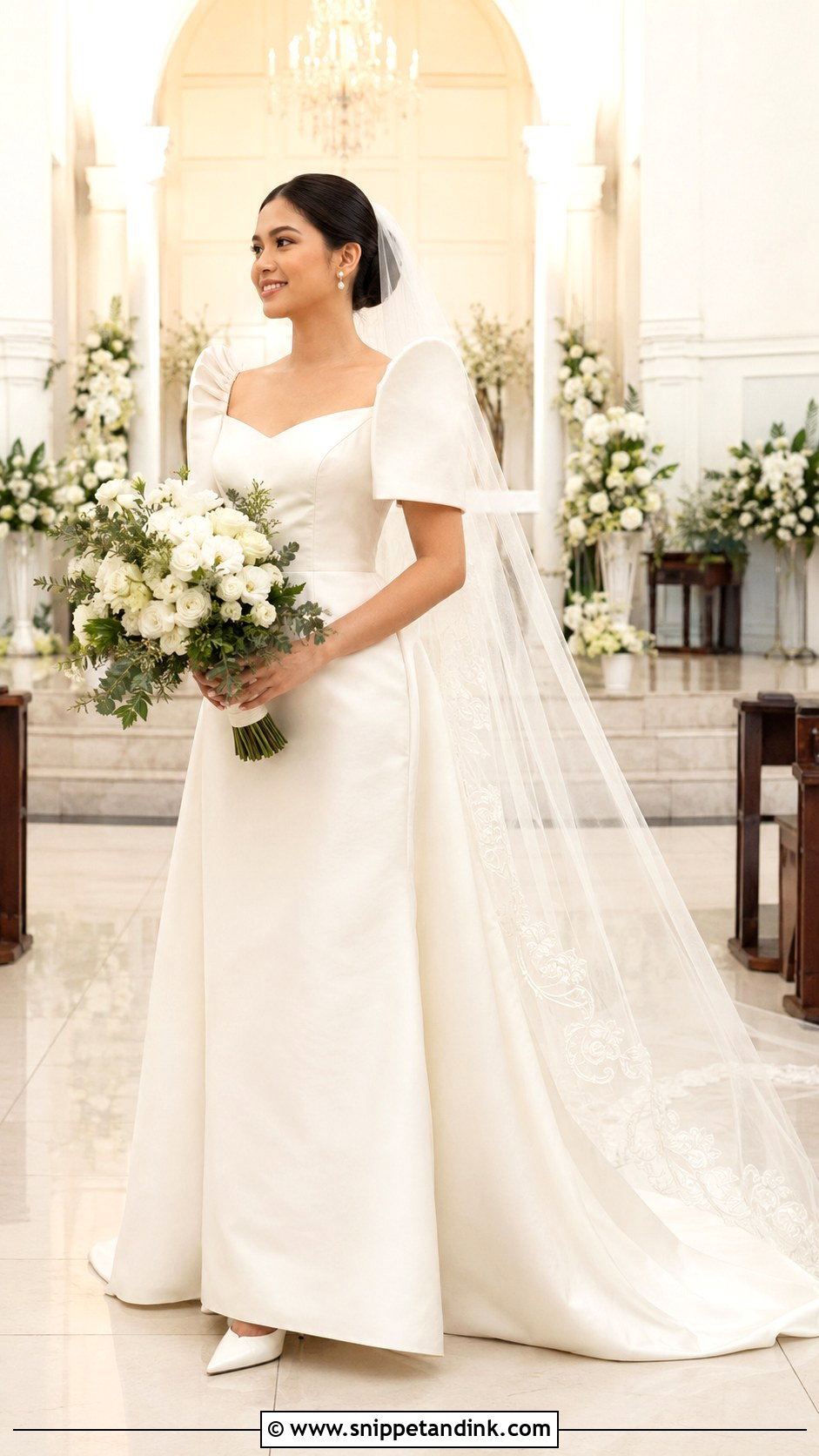 Classic Terno Filipiniana Wedding Gown - Snippet and Ink - 20 Modern Filipiniana Wedding Gown Ideas