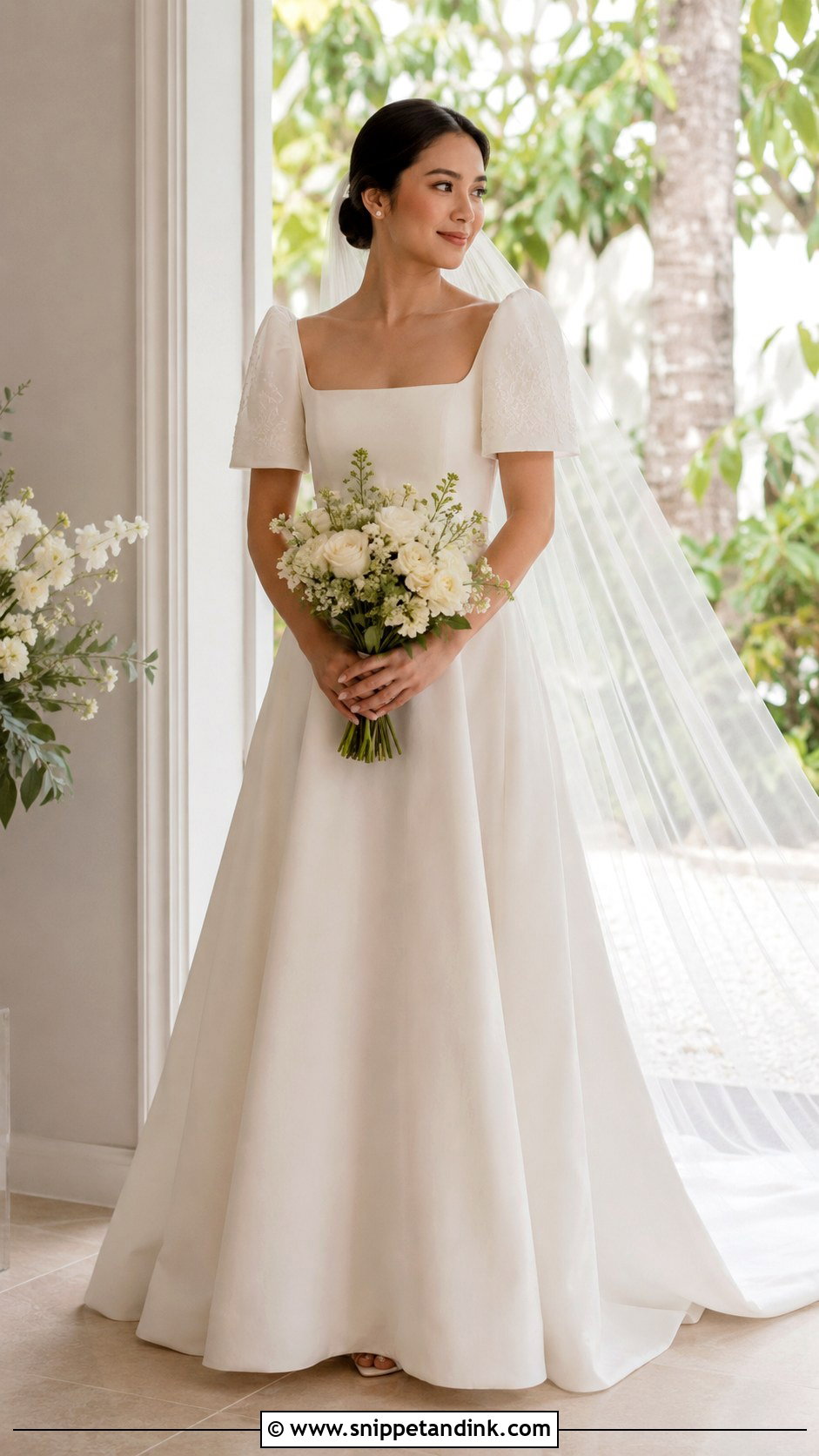 Classic Terno Wedding Dress - Snippet and Ink - 30 Filipiniana Wedding Dress Ideas