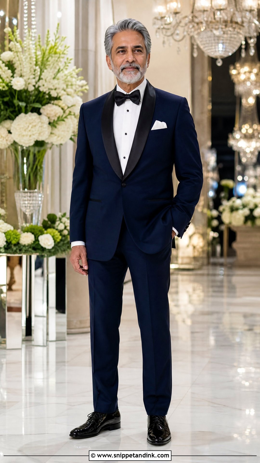 Classic Tuxedo for Indian Wedding Reception - Snippet and Ink - 20 Father Dress for Indian Wedding Ideas