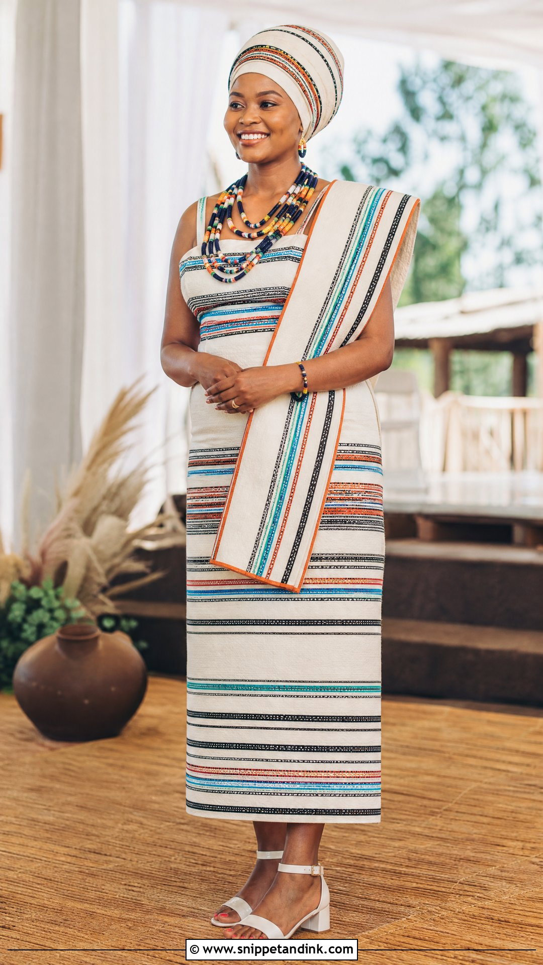 Classic Venda Minwenda Wrap Wedding Dress - Snippet and Ink - 20 Venda Traditional Attire Wedding Dresses