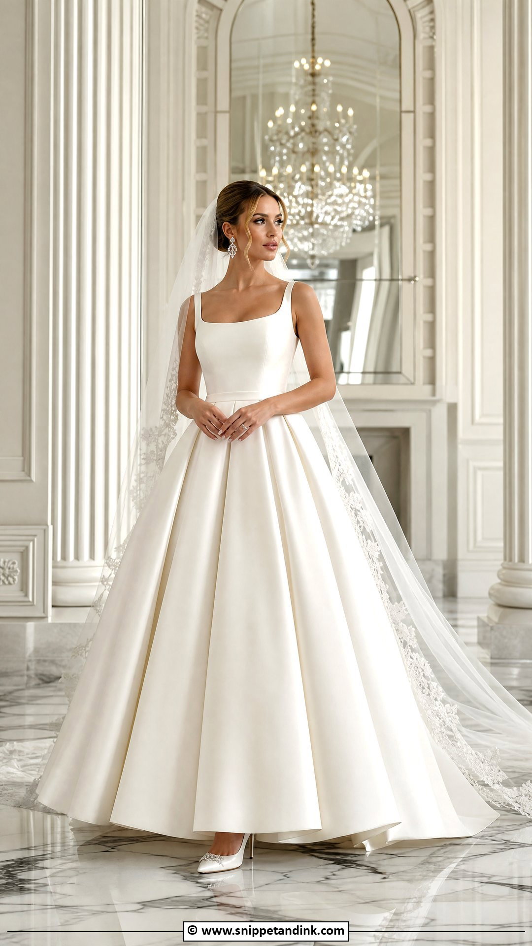 Clean Ball Gown Wedding Dress - Snippet and Ink - 35 Latest Wedding Gowns