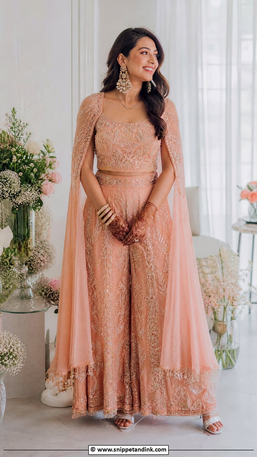 Co Ord Bridal Mehndi Outfit - Snippet and Ink - 35 Bridal Mehndi Outfit Ideas