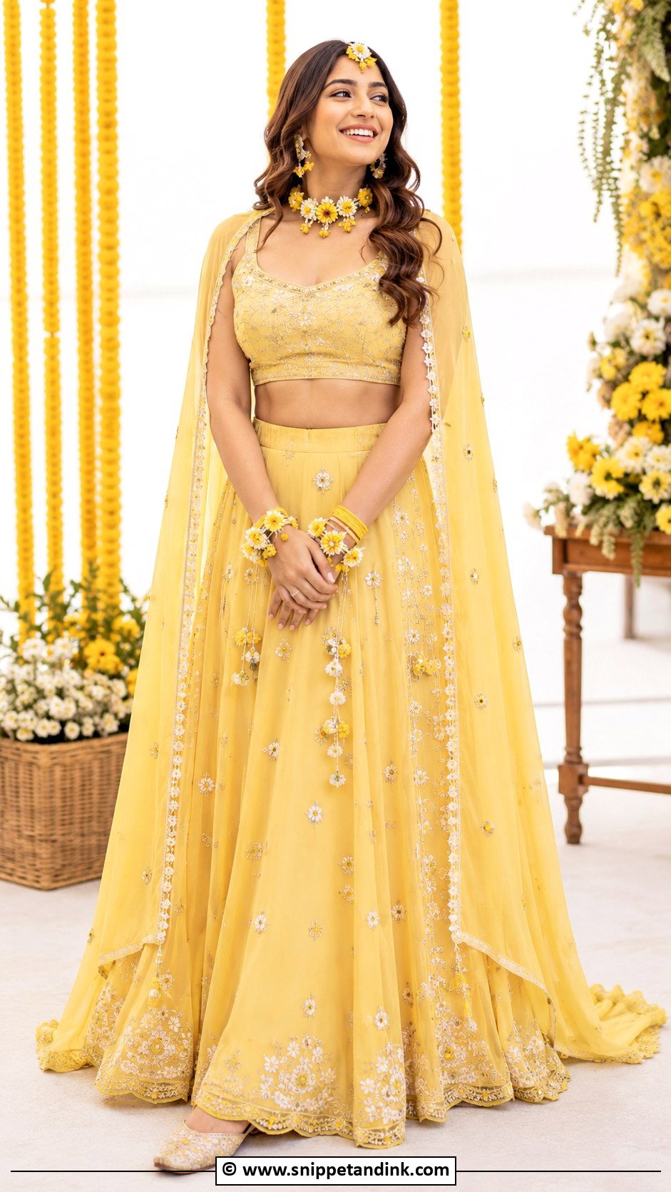 Co Ord Haldi Outfit For Bride - Snippet and Ink - 30 Best Haldi Outfits for Brides