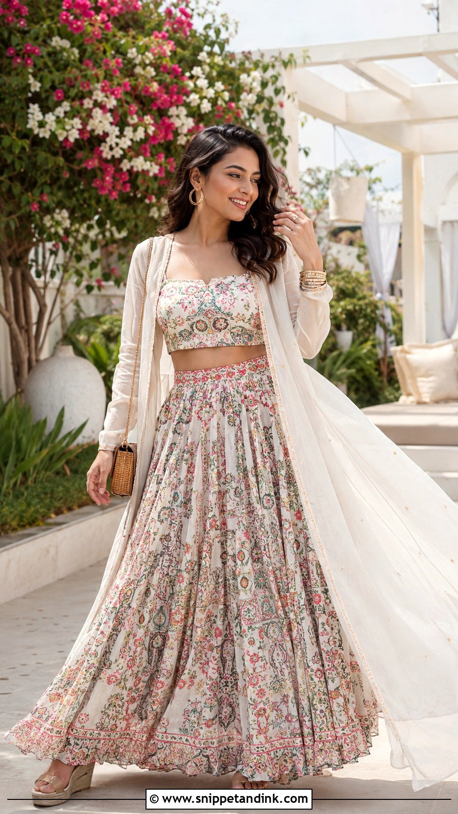 Co Ord Lehenga Skirt Outfit - Snippet and Ink - 25 Latest Indian Wedding Outfits for Women