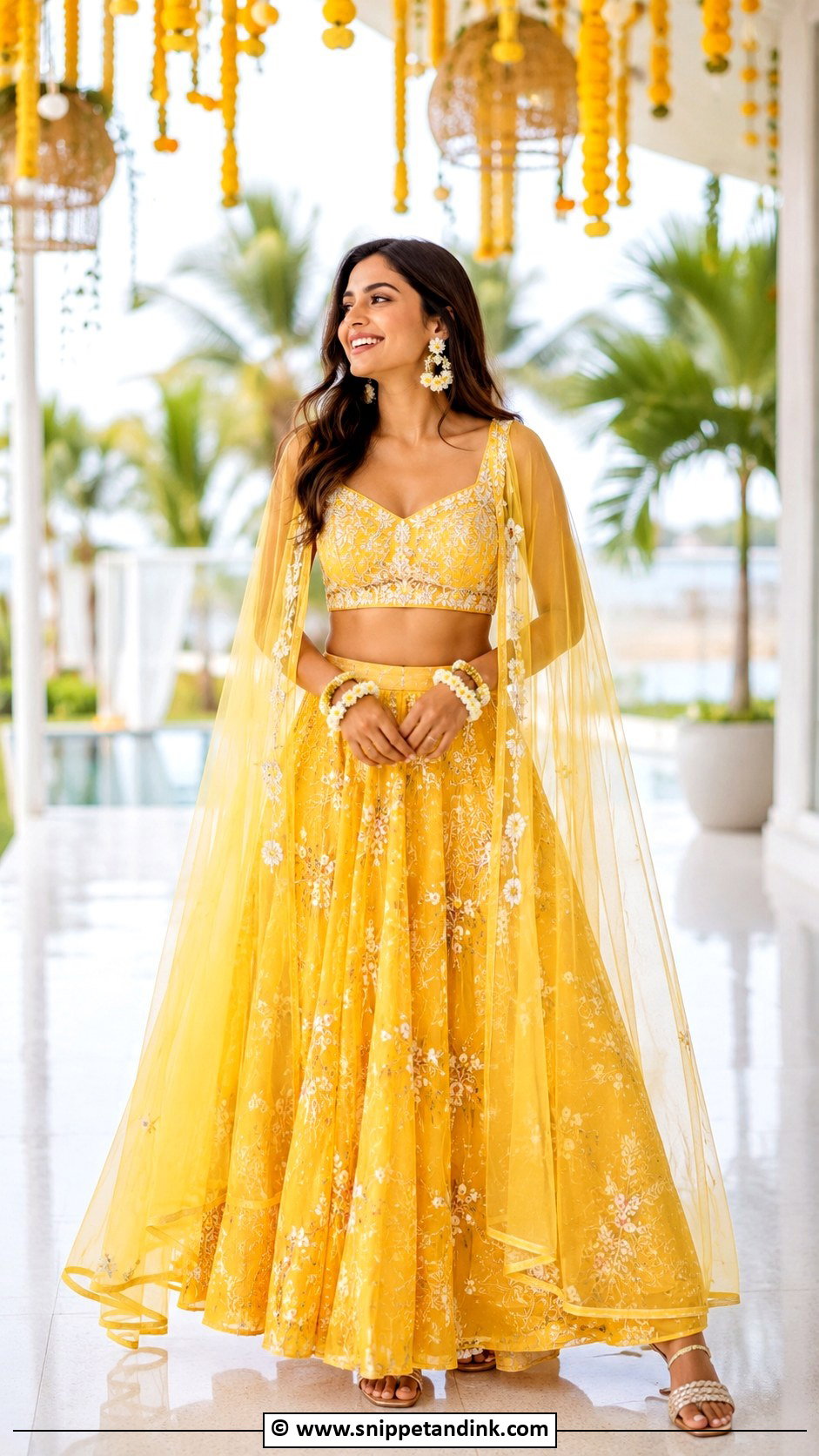Co Ord Set For Haldi Bride - Snippet and Ink - 30 Haldi Bridal Outfit Ideas