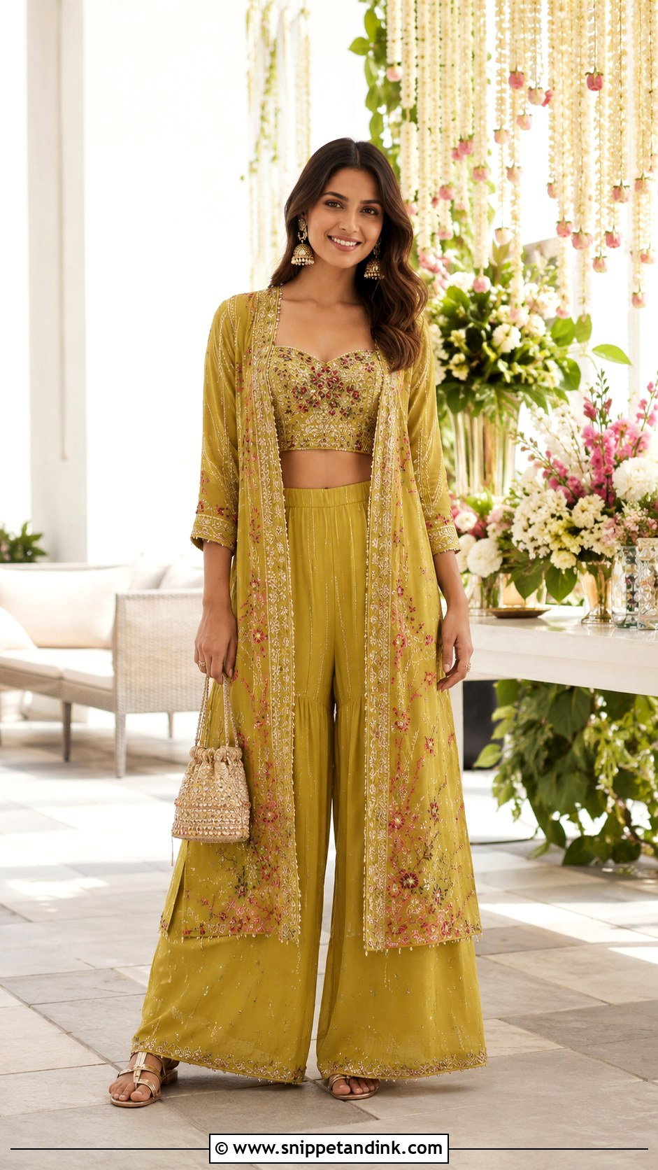 Co Ord Set For Indian Summer Wedding - Snippet and Ink - 25 Indian Summer Wedding Outfits