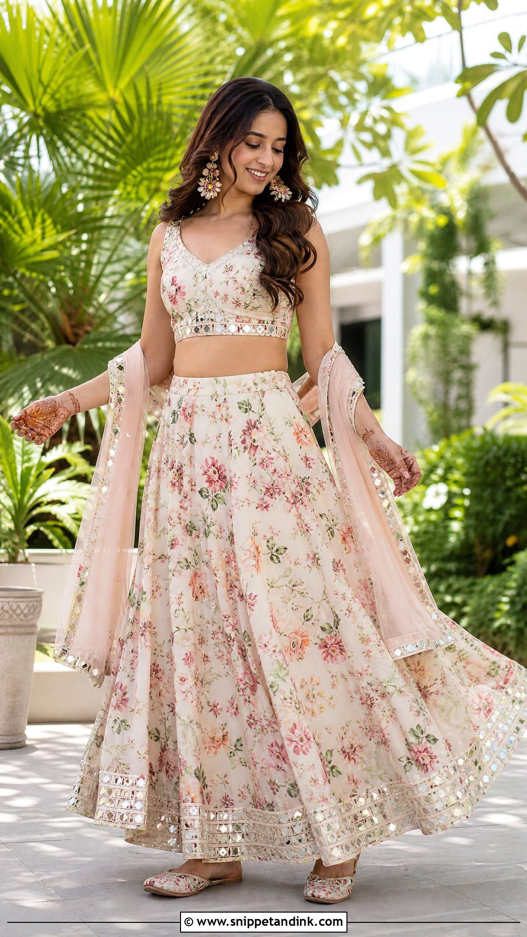 Co Ord Set For Mehendi Bride - Snippet and Ink - 25 Simple Mehendi Outfits for Bride