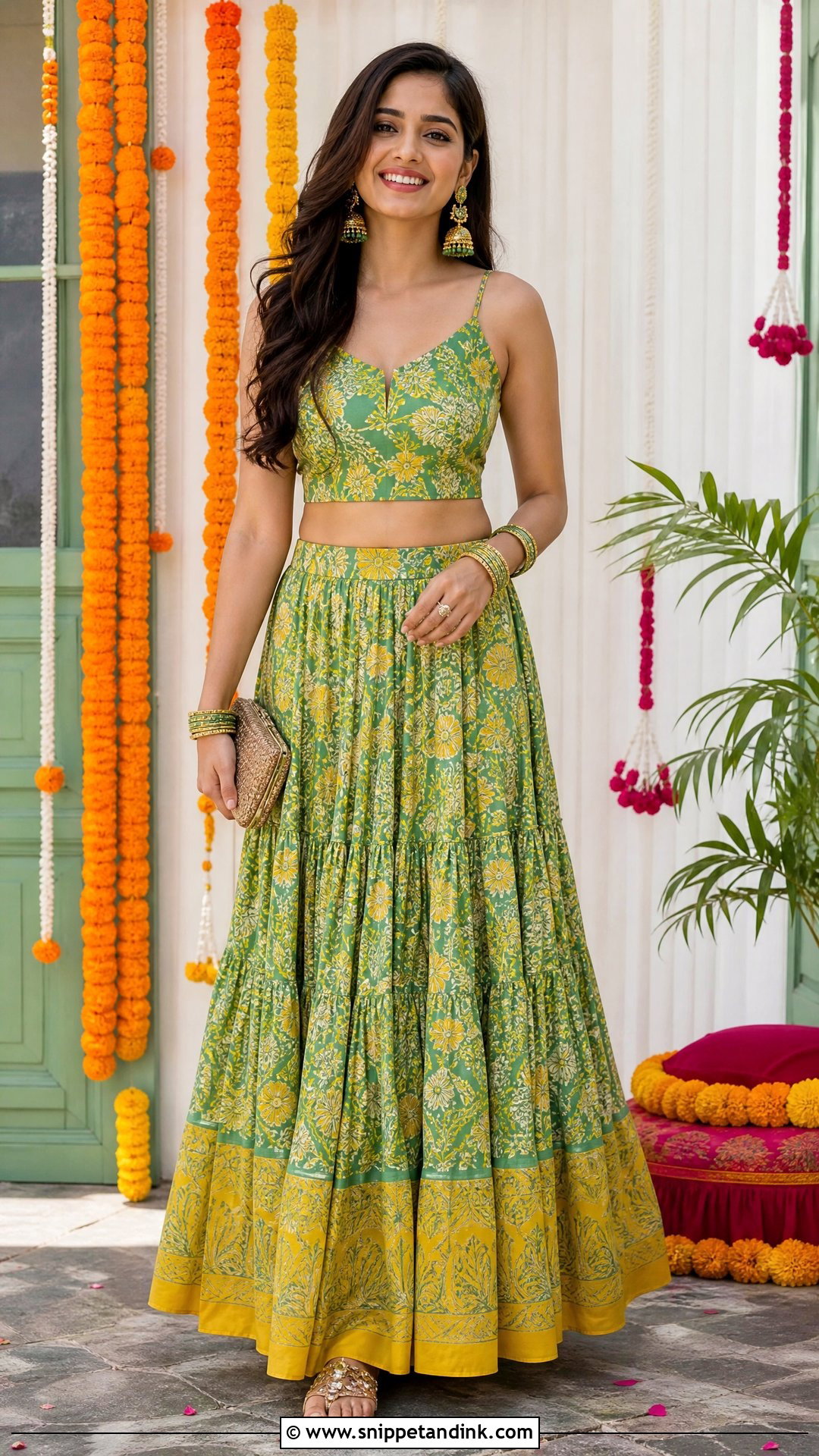 Co Ord Set For Mehendi Function - Snippet and Ink - 25 Mehendi Function Outfit Ideas