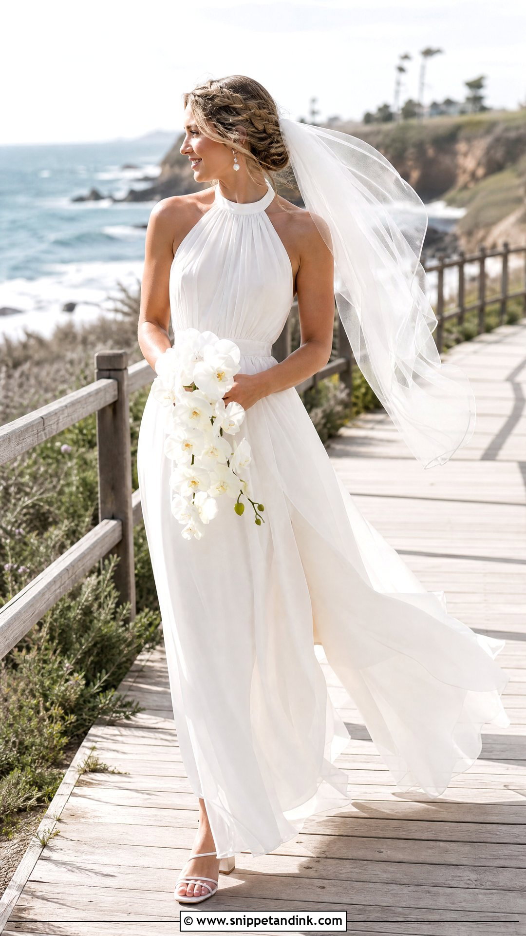 Coastal Bridal Dress - Snippet and Ink - 20 Bridal Dress Aesthetic Ideas