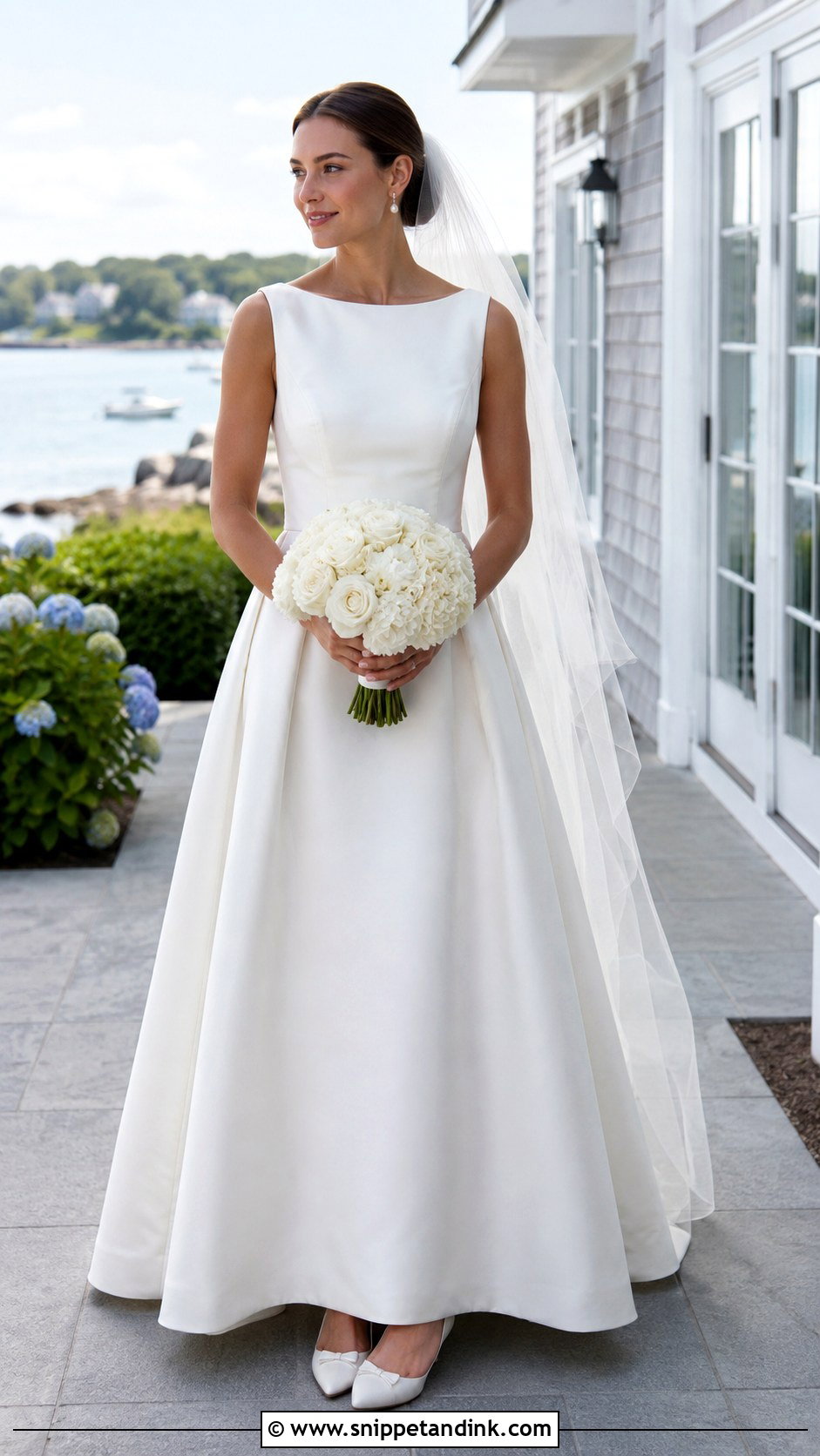 Coastal New England Wedding Dress - Snippet and Ink - 20 American Wedding Dress Ideas