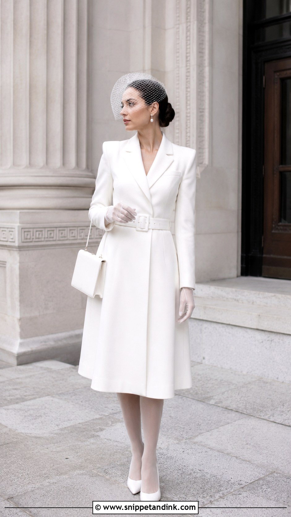 Coat Dress Civil Wedding Outfit - Snippet and Ink - 20 Civil Wedding Dress Courts Brides Ideas