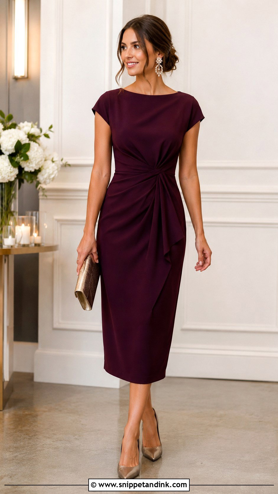 Cocktail Wedding Guest Dress - Snippet and Ink - 25 November Wedding Dress Ideas