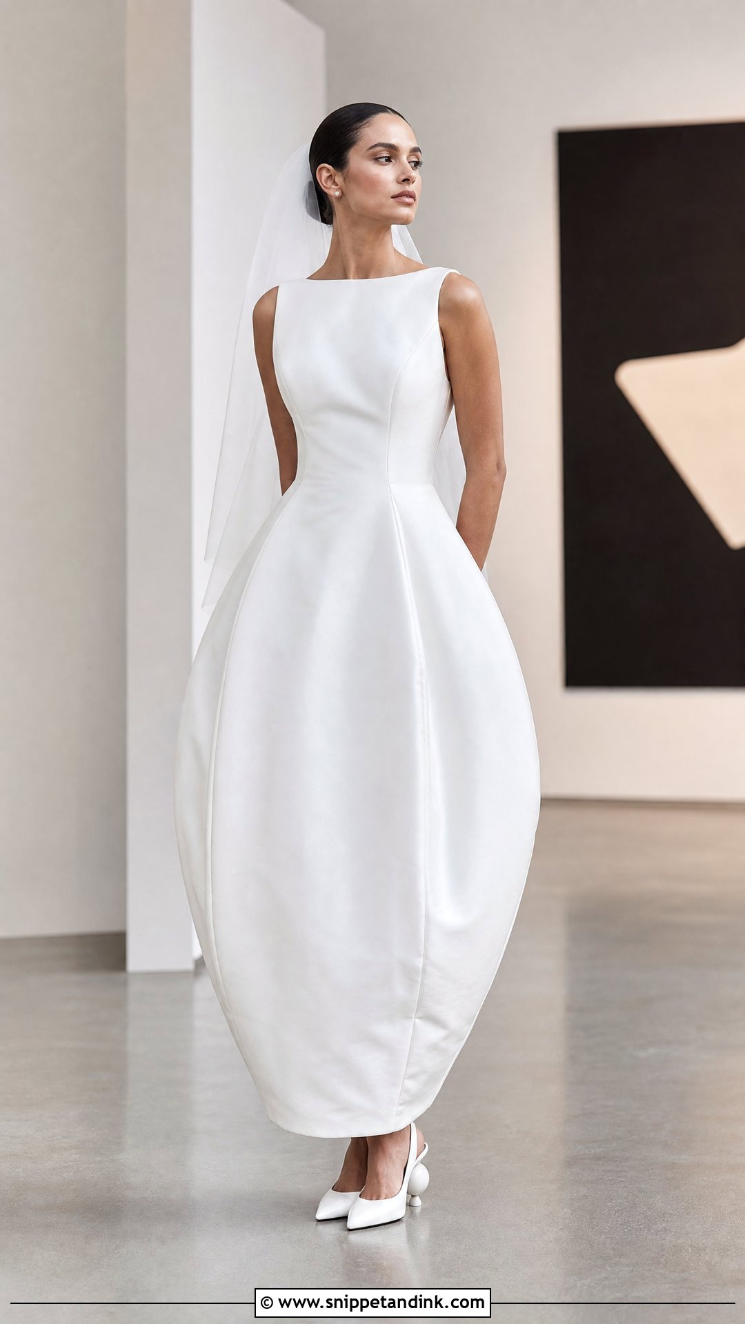 Cocoon Silhouette Wedding Dress - Snippet and Ink - 25 Future Wedding Dress Ideas