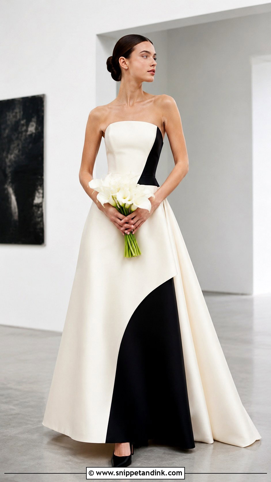 Color Block Wedding Dress - Snippet and Ink - 25 Weird Wedding Dress Ideas