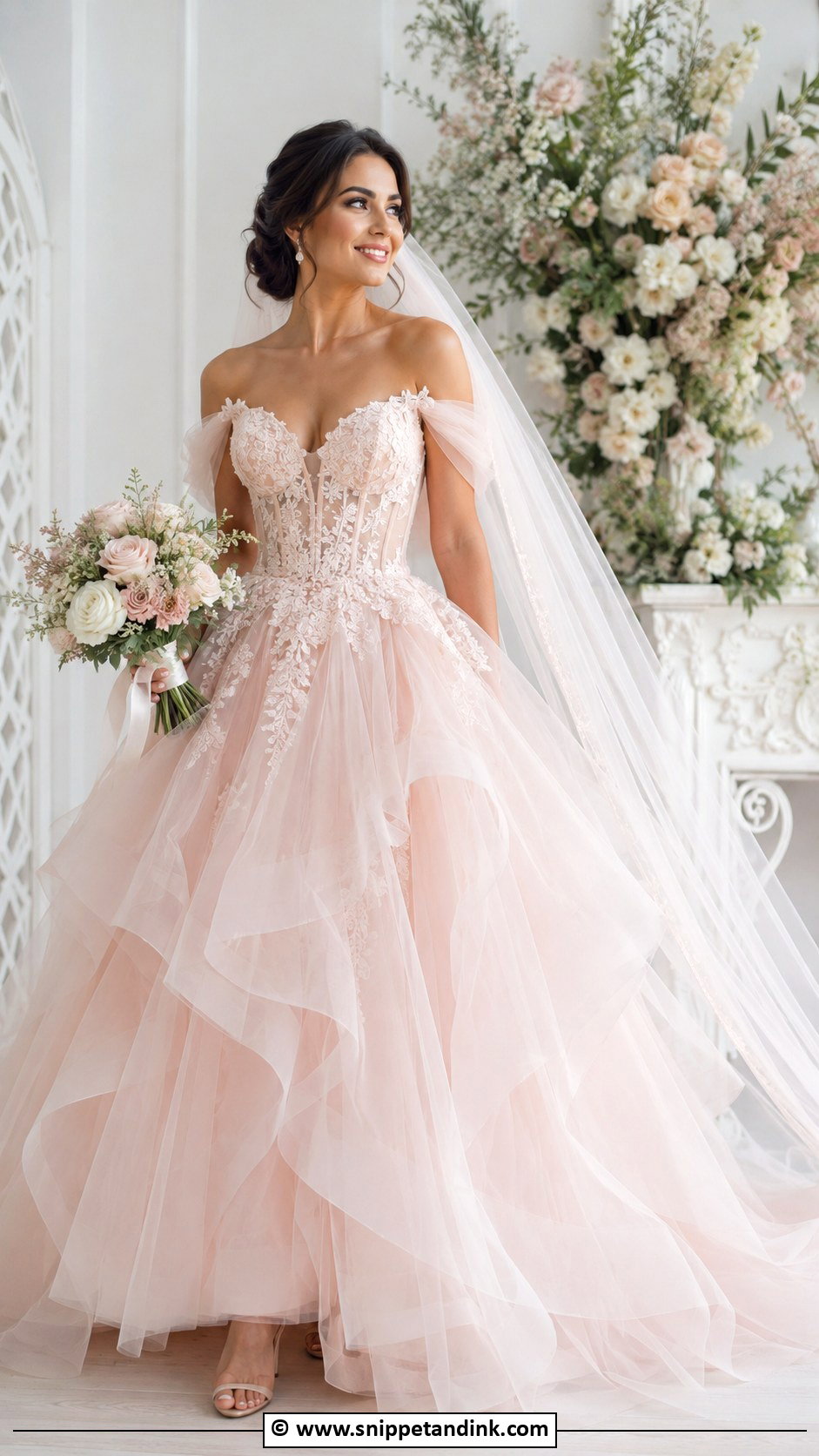 Colored Ball Gown Wedding Dress - Snippet and Ink - 30 Ball Gowns Wedding