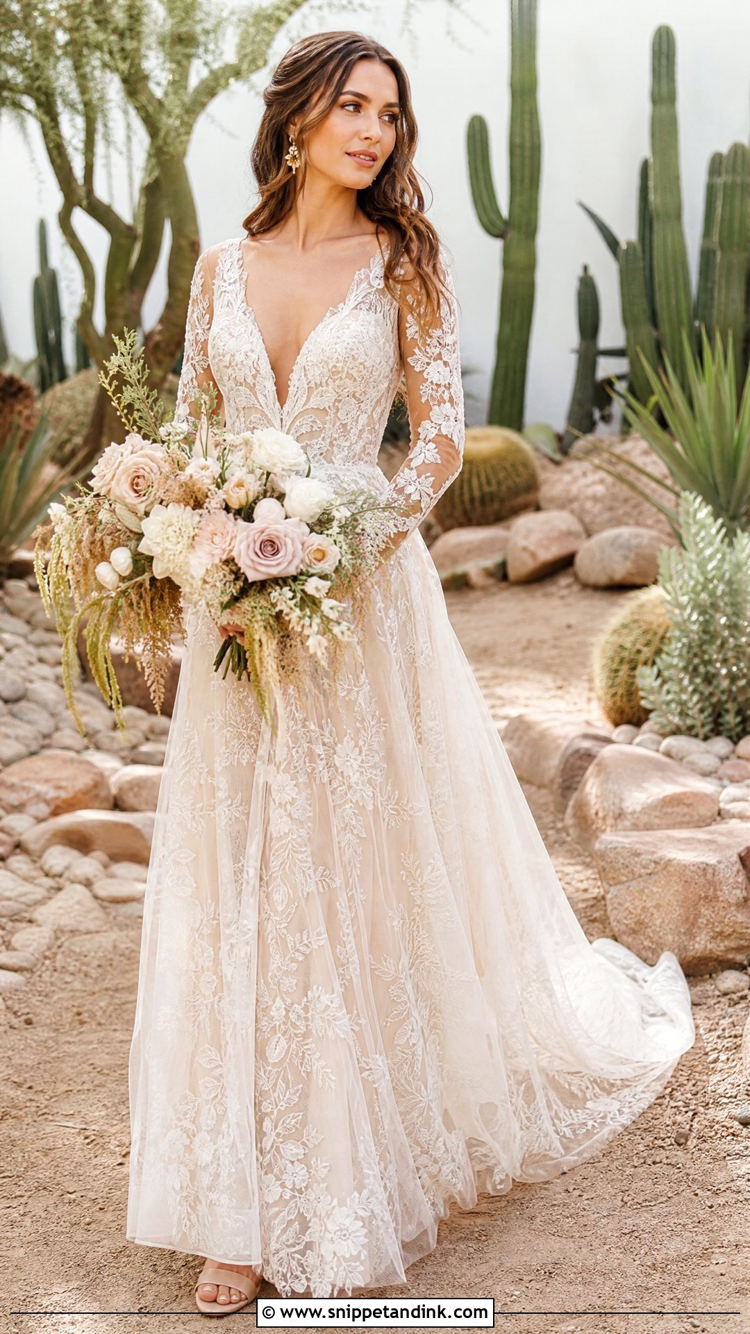 Colored Boho Lace Wedding Dress - Snippet and Ink - 25 Boho Lace Wedding Dress Ideas