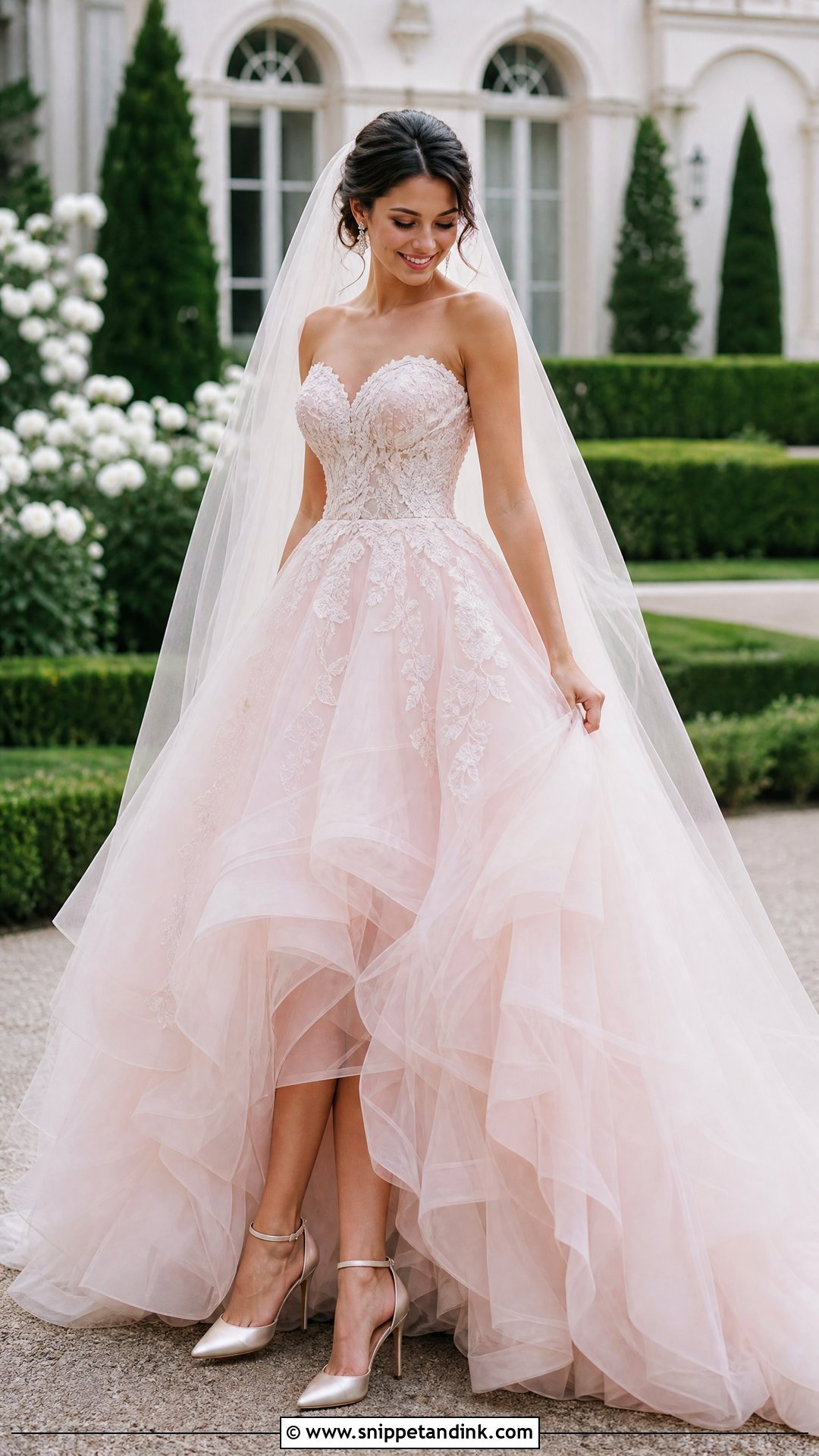 Colored Poofy Wedding Dress - Snippet and Ink - 25 Poofy Wedding Dresses
