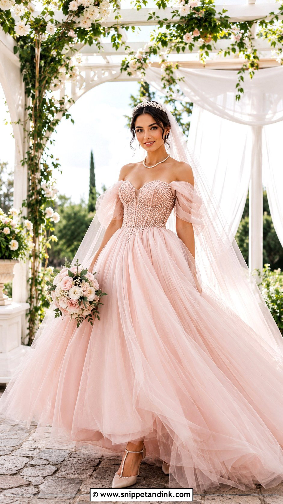 Colored Poofy Wedding Dress - Snippet and Ink - 30 Poofy Wedding Dress Ideas
