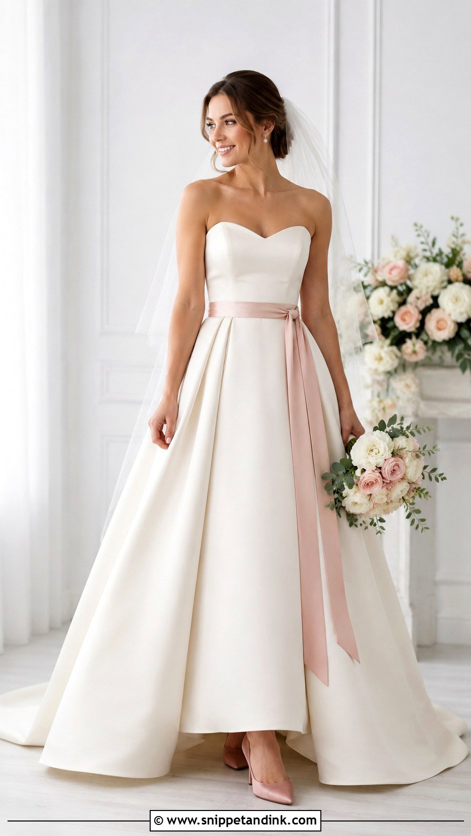 Colored Sash Wedding Dress - Snippet and Ink - 25 2008 Wedding Dresses