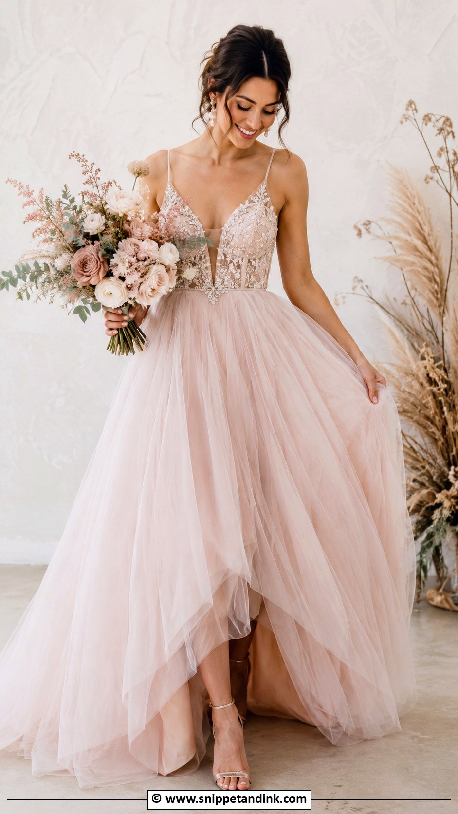 Colored Wedding Dress - Snippet and Ink - 35 Unique Wedding Dresses