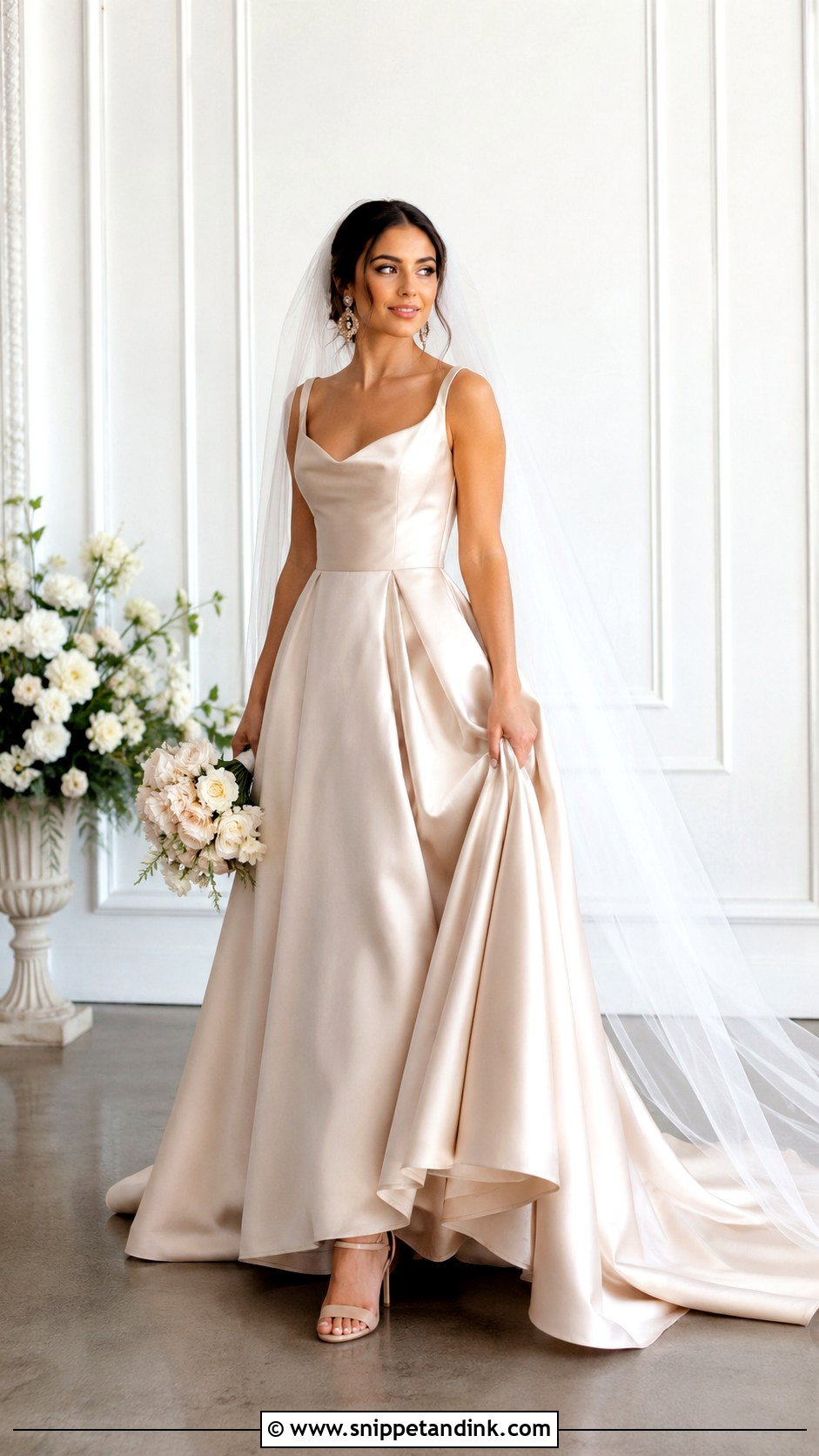 Colored Wedding Dress - Snippet and Ink - 30 Stunning Wedding Dresses