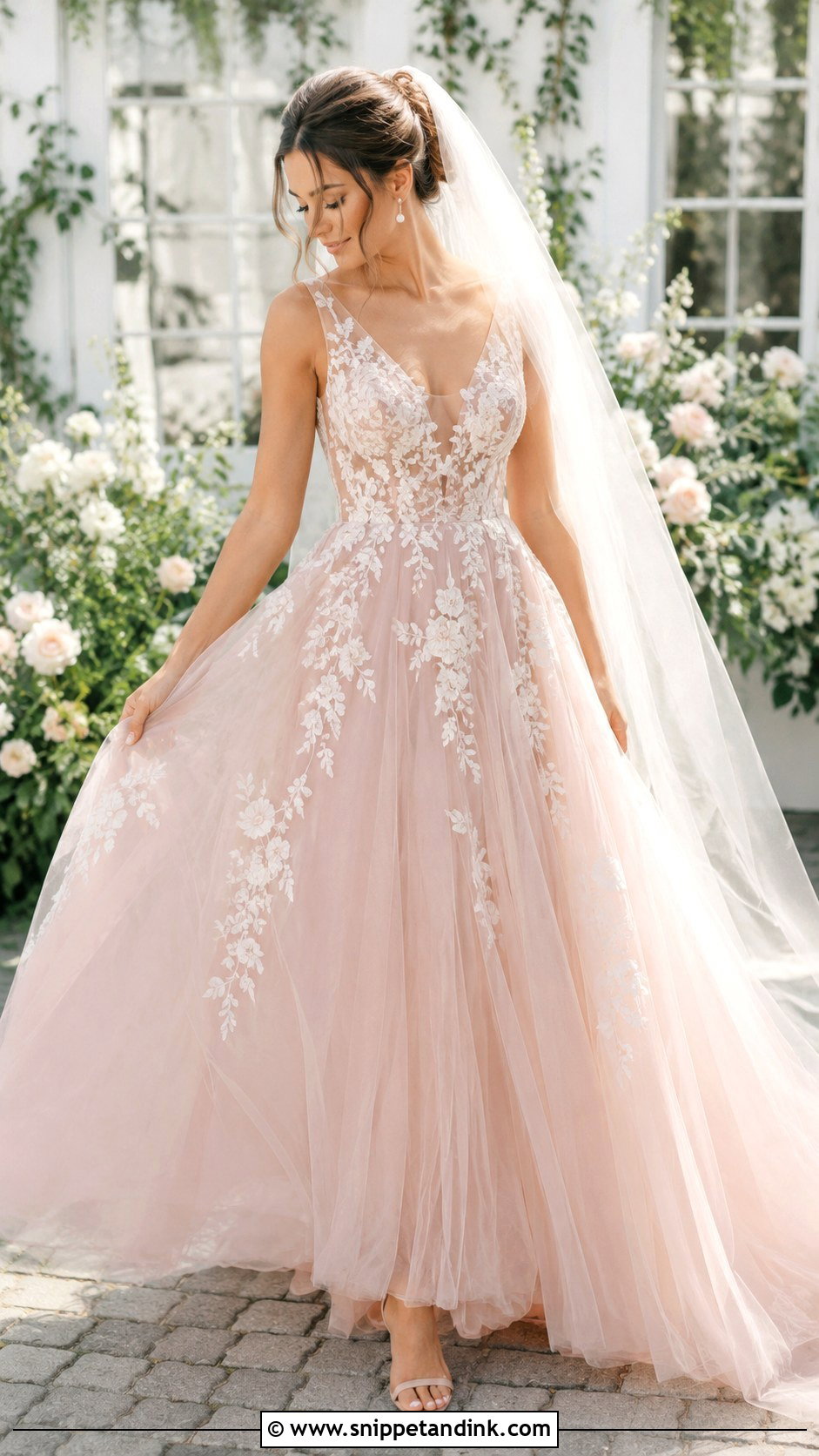 Colored Wedding Dress - Snippet and Ink - 30 Wedding Dress Design Ideas