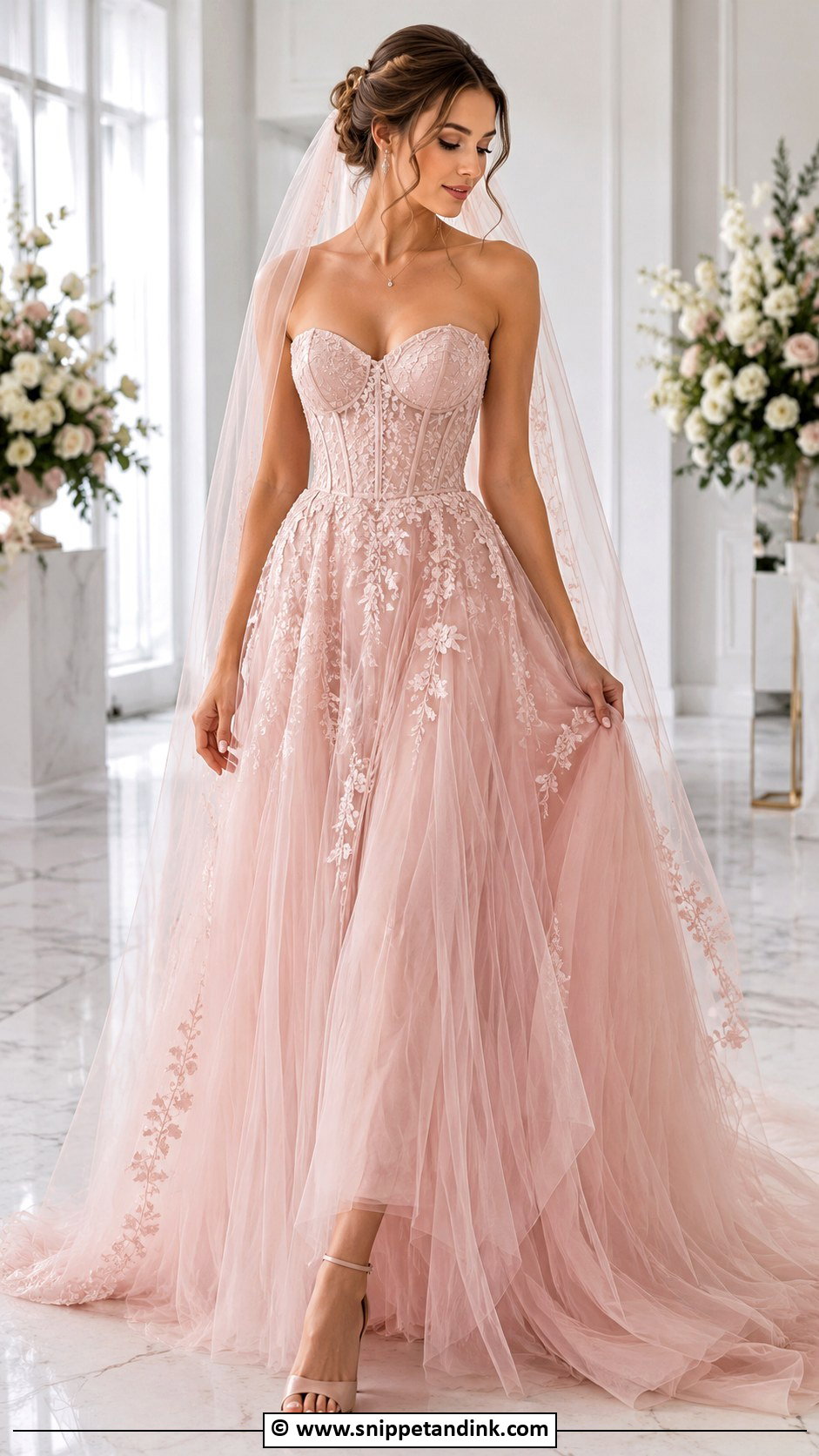 Colored Wedding Dress - Snippet and Ink - 30 Wedding Dress Inspiration Ideas