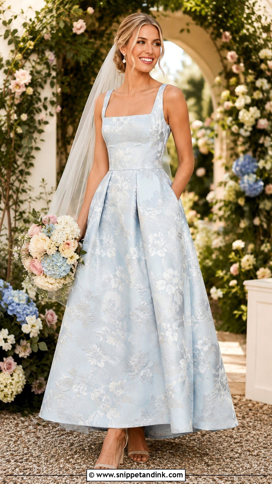Colored Wedding Dress with Pockets - Snippet and Ink - 20 Wedding Dress with Pockets Ideas