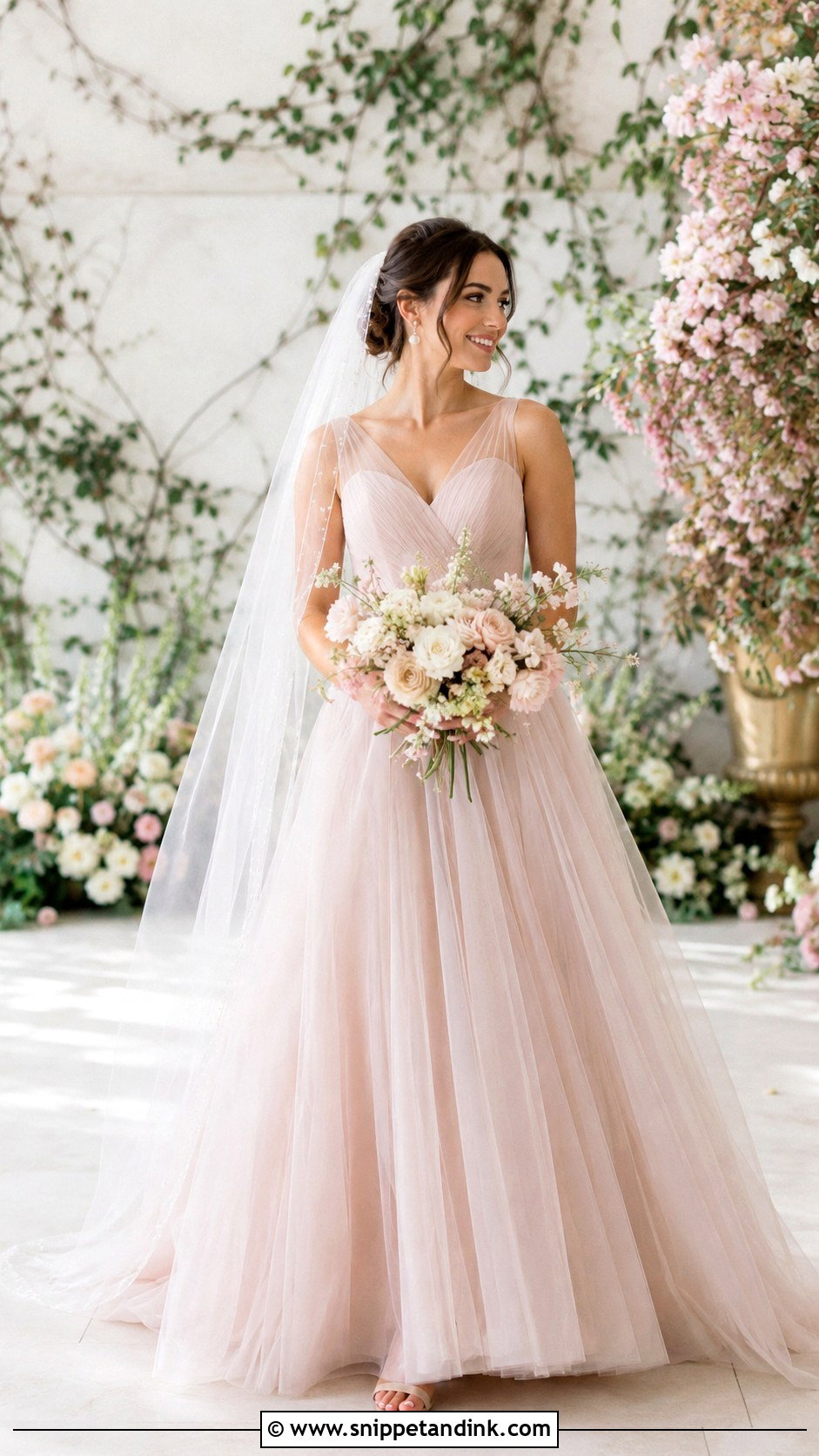 Colored Wedding Gown - Snippet and Ink - 25 Unique Wedding Gowns