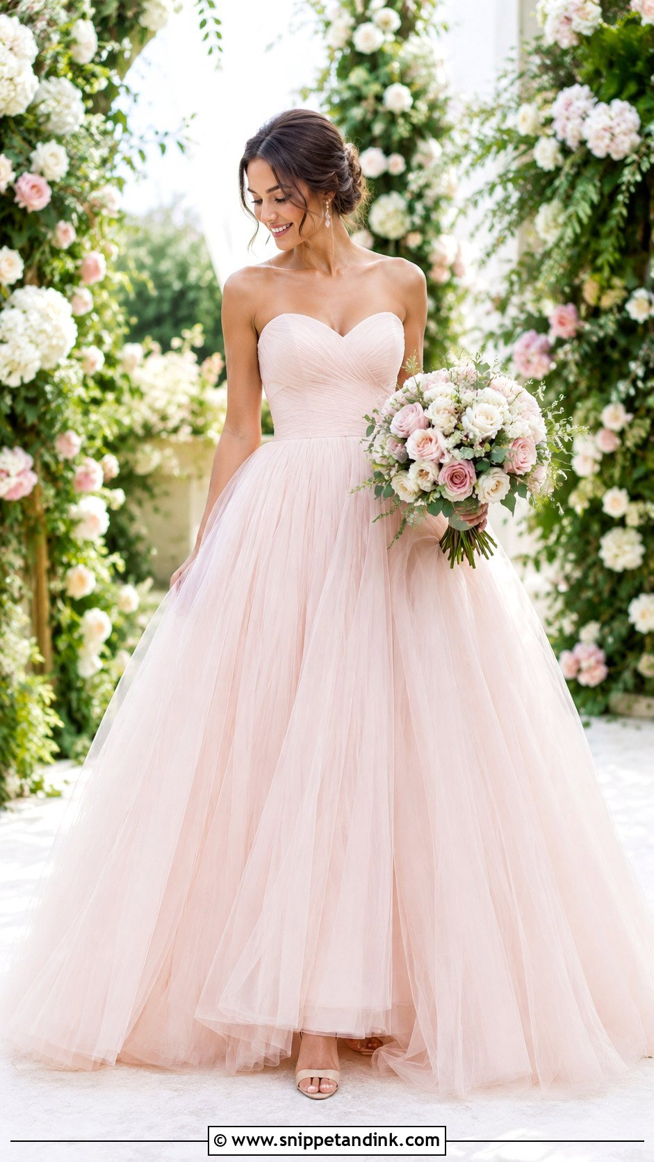 Colored Wedding Gown - Snippet and Ink - 25 Wedding Gown Inspiration Ideas