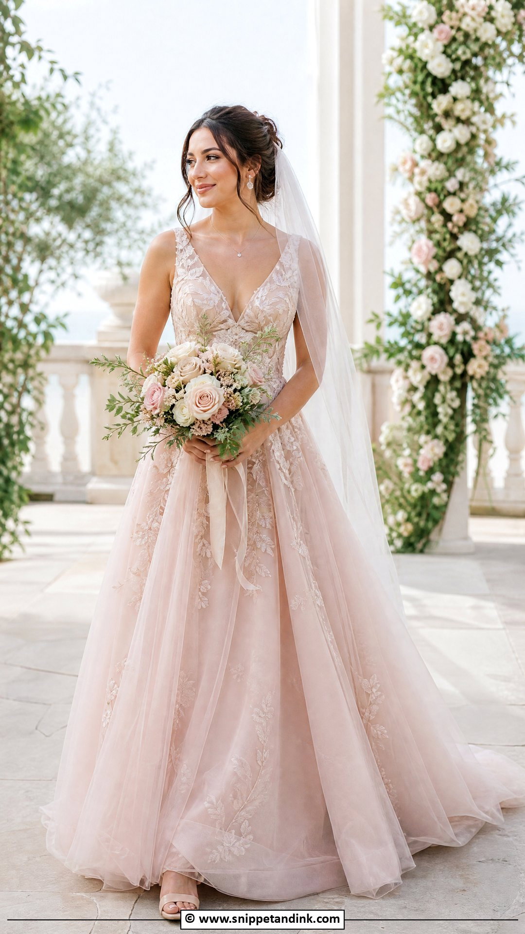 Colored Wedding Gown - Snippet and Ink - 35 Latest Wedding Gowns