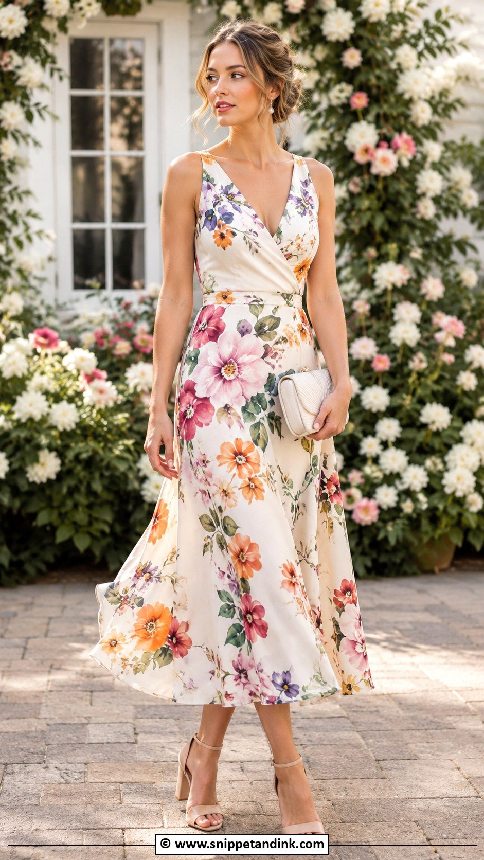 Colorful Floral Wedding Dress - Snippet and Ink - 30 Non Traditional Wedding Dress Ideas