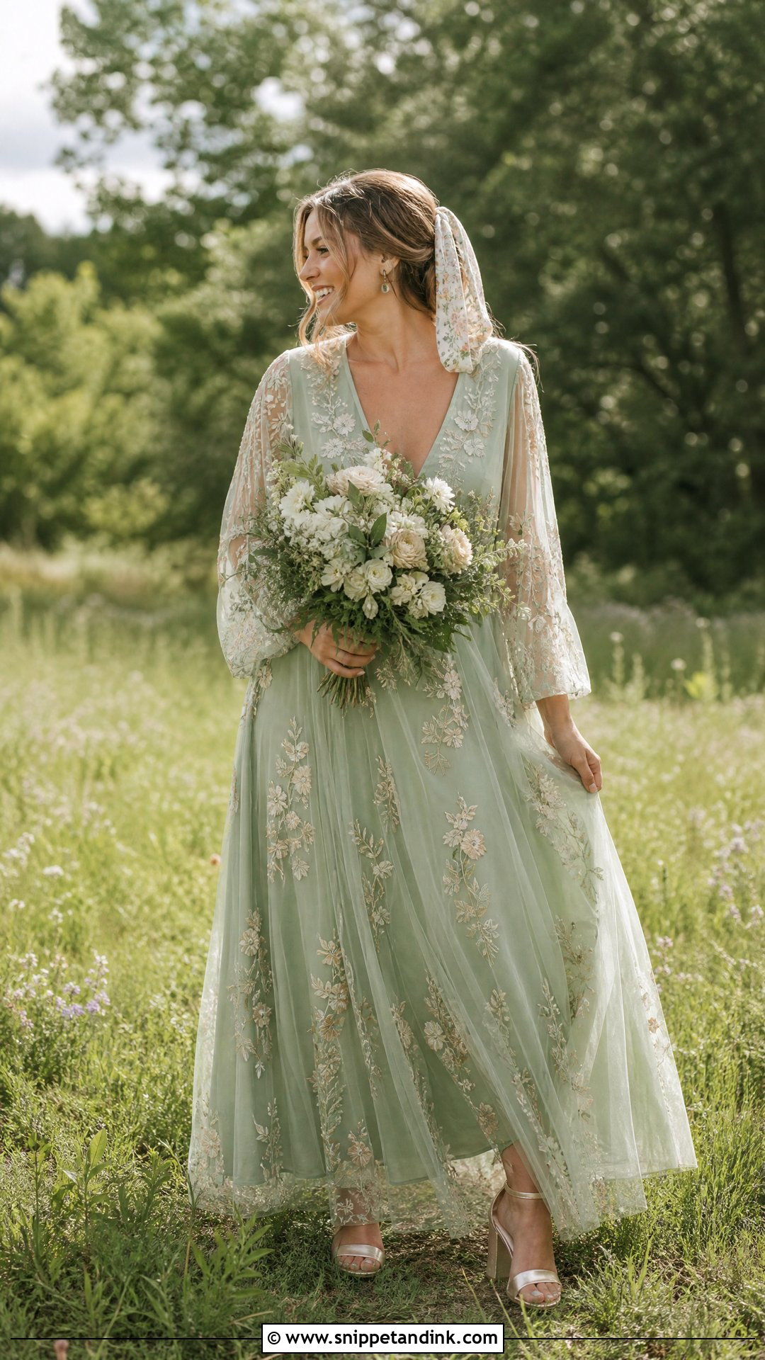Colorful Hippie Wedding Dress - Snippet and Ink - 20 Hippie Wedding Dresses