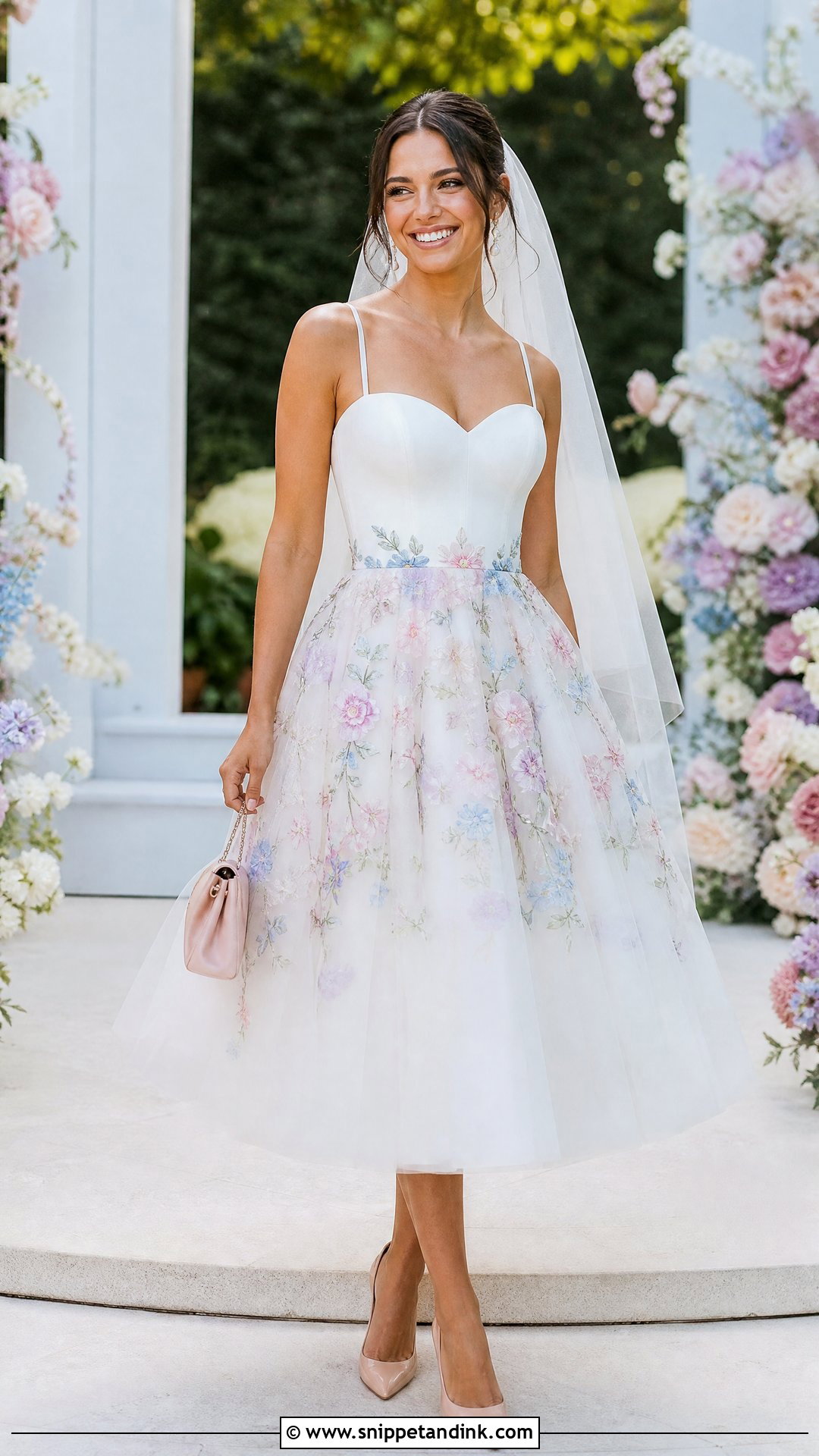 Colorful Short Tulle Wedding Dress - Snippet and Ink - 20 Short Tulle Wedding Dress Ideas