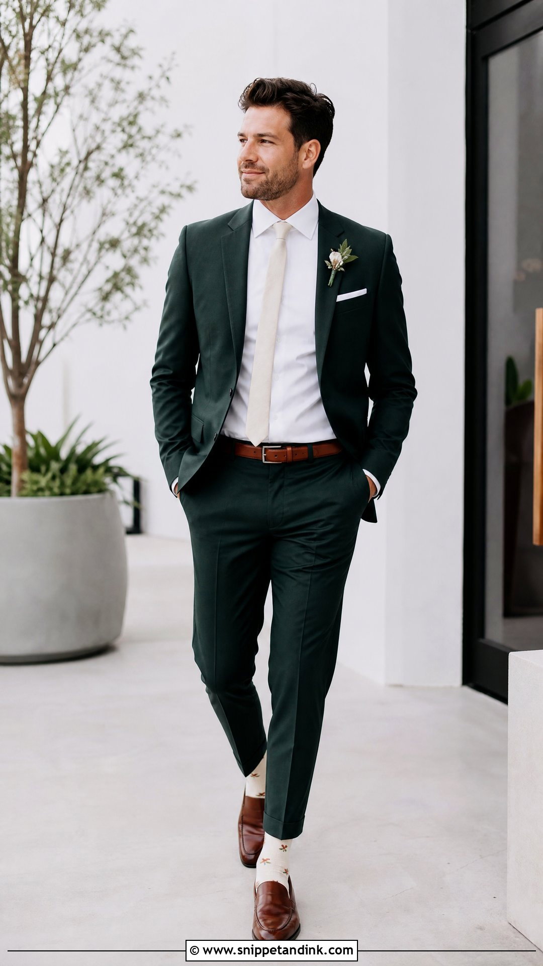 Colorful Suit With Fun Printed Wedding Socks - Snippet and Ink - 20 Wedding Socks Ideas