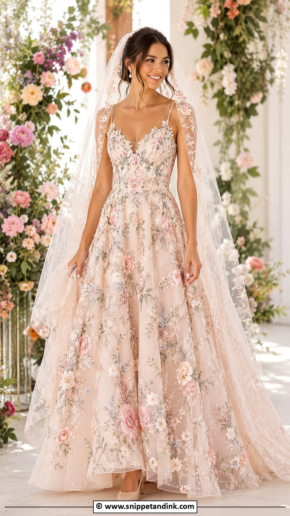 Colorful Wedding Dress - Snippet and Ink - 30 Dream Wedding Ideas Dresses
