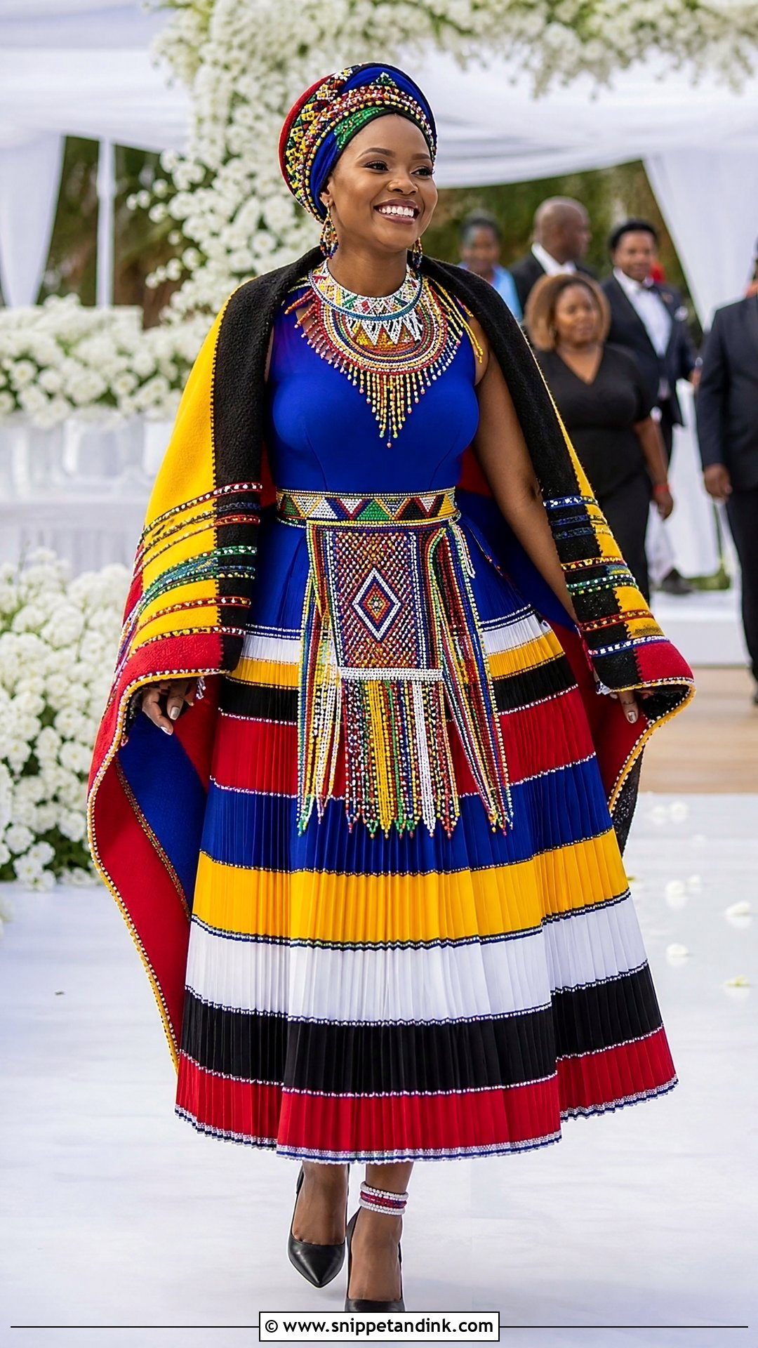 Colorful Xhosa Bride Traditional Attire - Snippet and Ink - 20 Xhosa Bride Traditional Attire Ideas