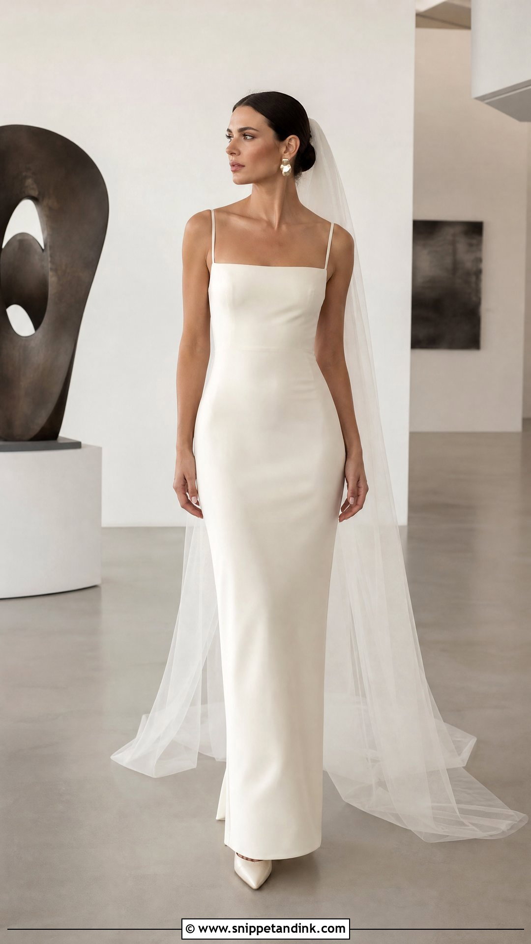 Column Taffeta Wedding Dress - Snippet and Ink - 25 Taffeta Wedding Dress Ideas