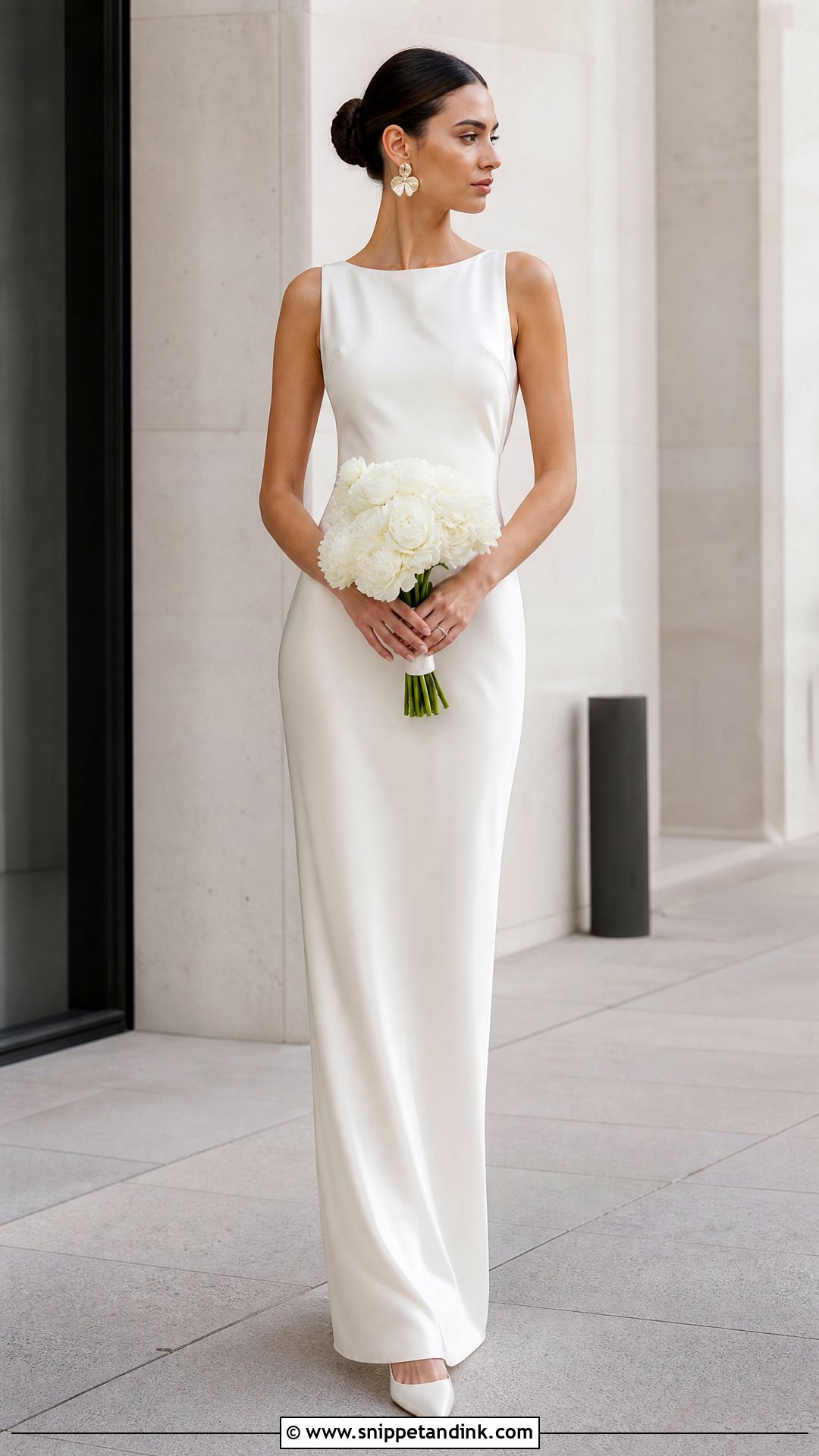 Column Wedding Dress - Snippet and Ink - 25 Wedding Dress Shapes Ideas
