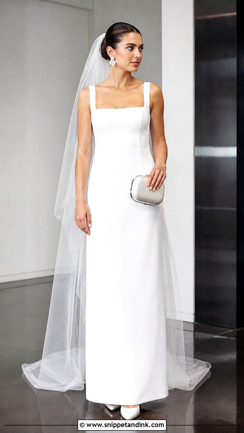 Column Wedding Dress - Snippet and Ink - 25 Wedding Dresses Styles