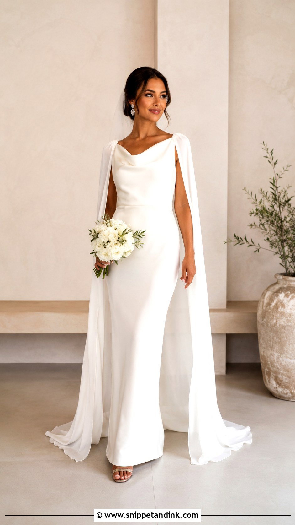 Column Wedding Dress - Snippet and Ink - 20 Flattering Wedding Dress Ideas