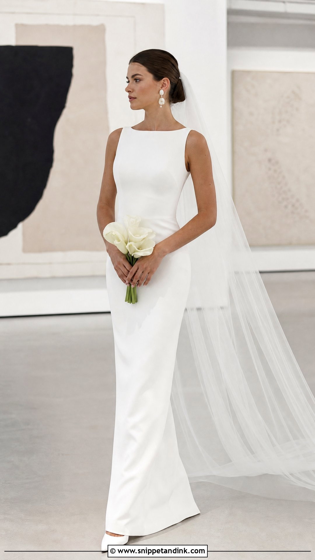 Column Wedding Dress - Snippet and Ink - 20 Wedding Dress Cuts Ideas