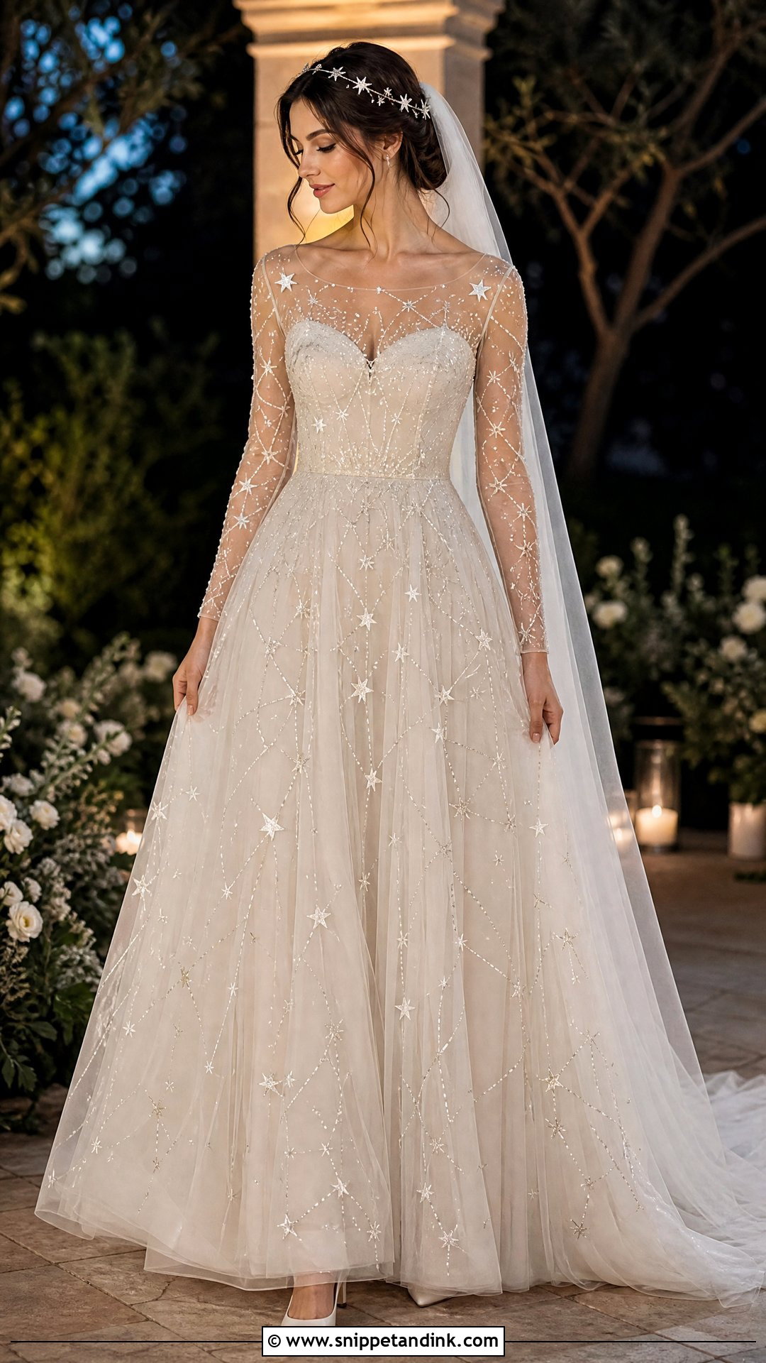 Constellation Wedding Dress - Snippet and Ink - 20 Wedding Dress with Stars Ideas