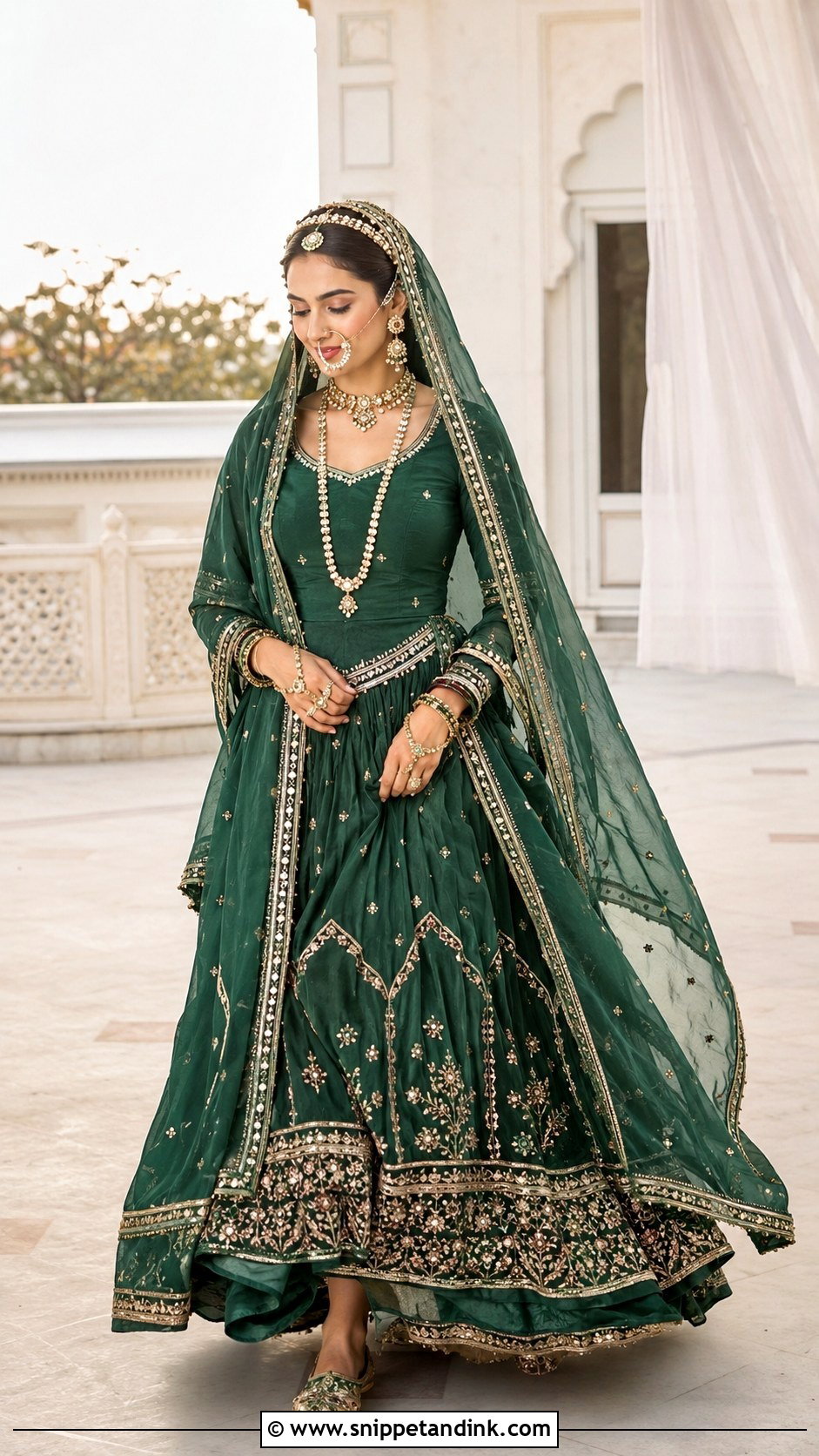Contemporary Rajput Bridal Poshak - Snippet and Ink - 20 Royal Rajput Bride Ideas